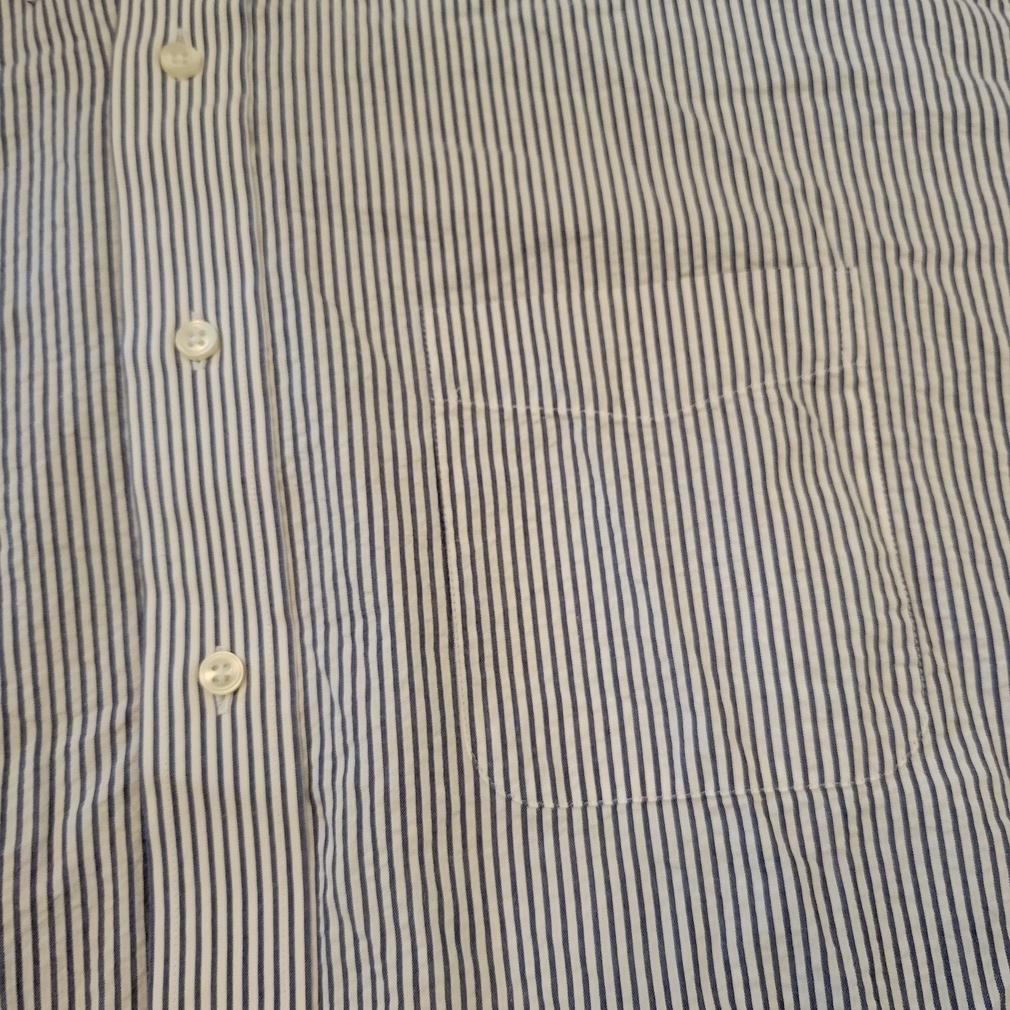 Other Jon Michael Cane L Blue White Striped Poplin Long Sleeve Cot Size US L / EU 52-54 / 3 - 4 Thumbnail