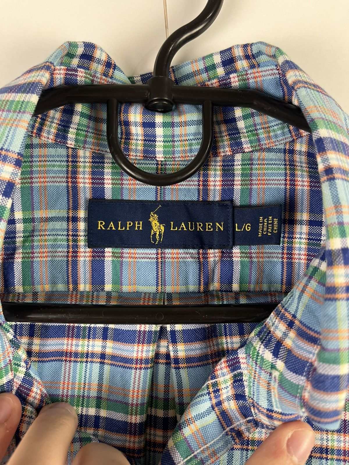 Ralph Lauren Ralph Lauren Plaid Luxury Cotton Long Sleeve Shirt Button Up Size US L / EU 52-54 / 3 - 7 Thumbnail