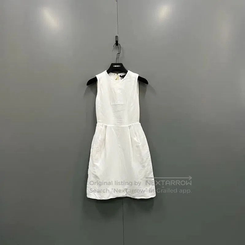 Louis Vuitton Louis Vuitton White Cotton Sleeveless Dress . Size XXS / US 00 / IT 34 - 1 Thumbnail