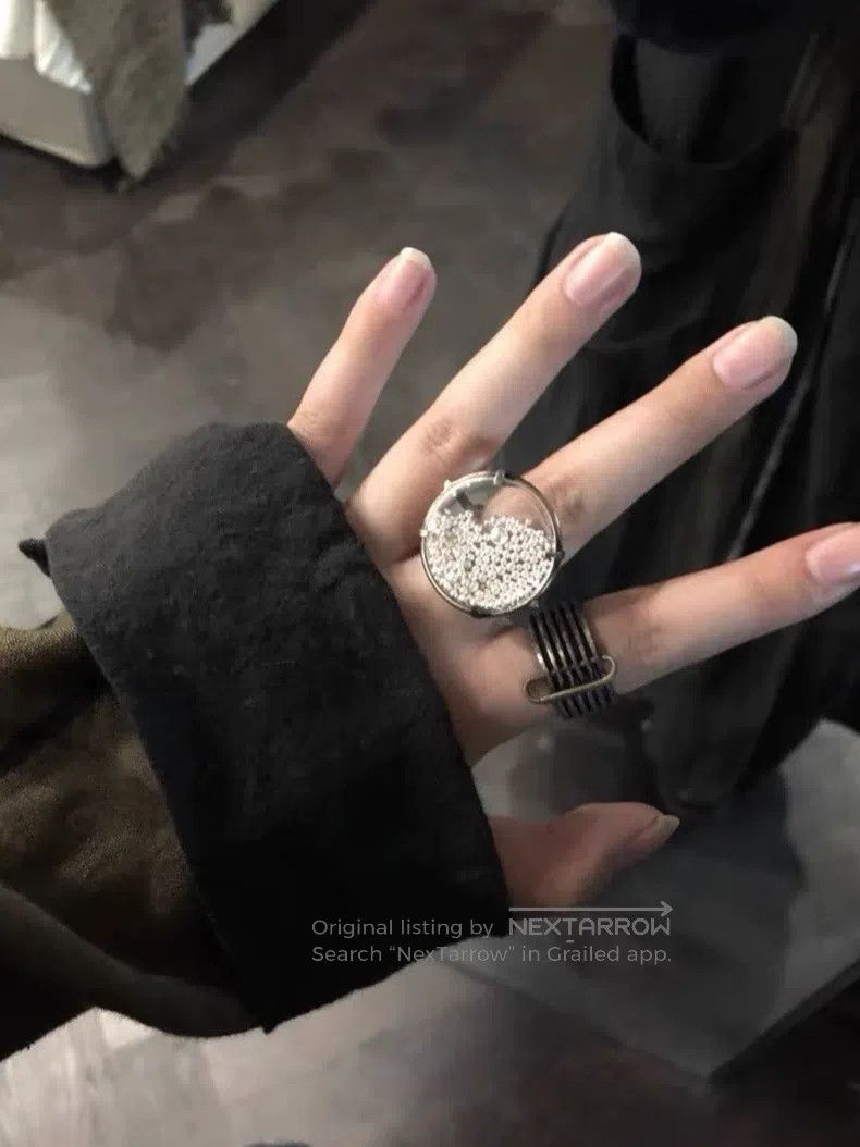 Ann Demeulemeester Ann Demeulemeester 25ss Disc Silver Bead Ring Size ONE SIZE - 1 Thumbnail