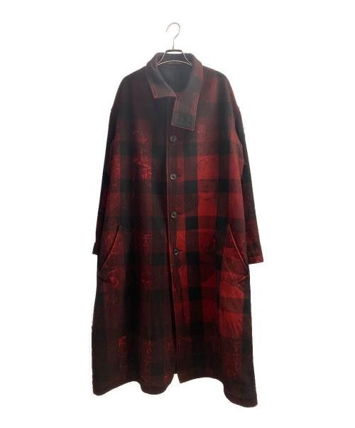 Yohji Yamamoto Yohji Yamamoto pour homme print stand-up collar coat Size US S / EU 44-46 / 1 - 1 Thumbnail