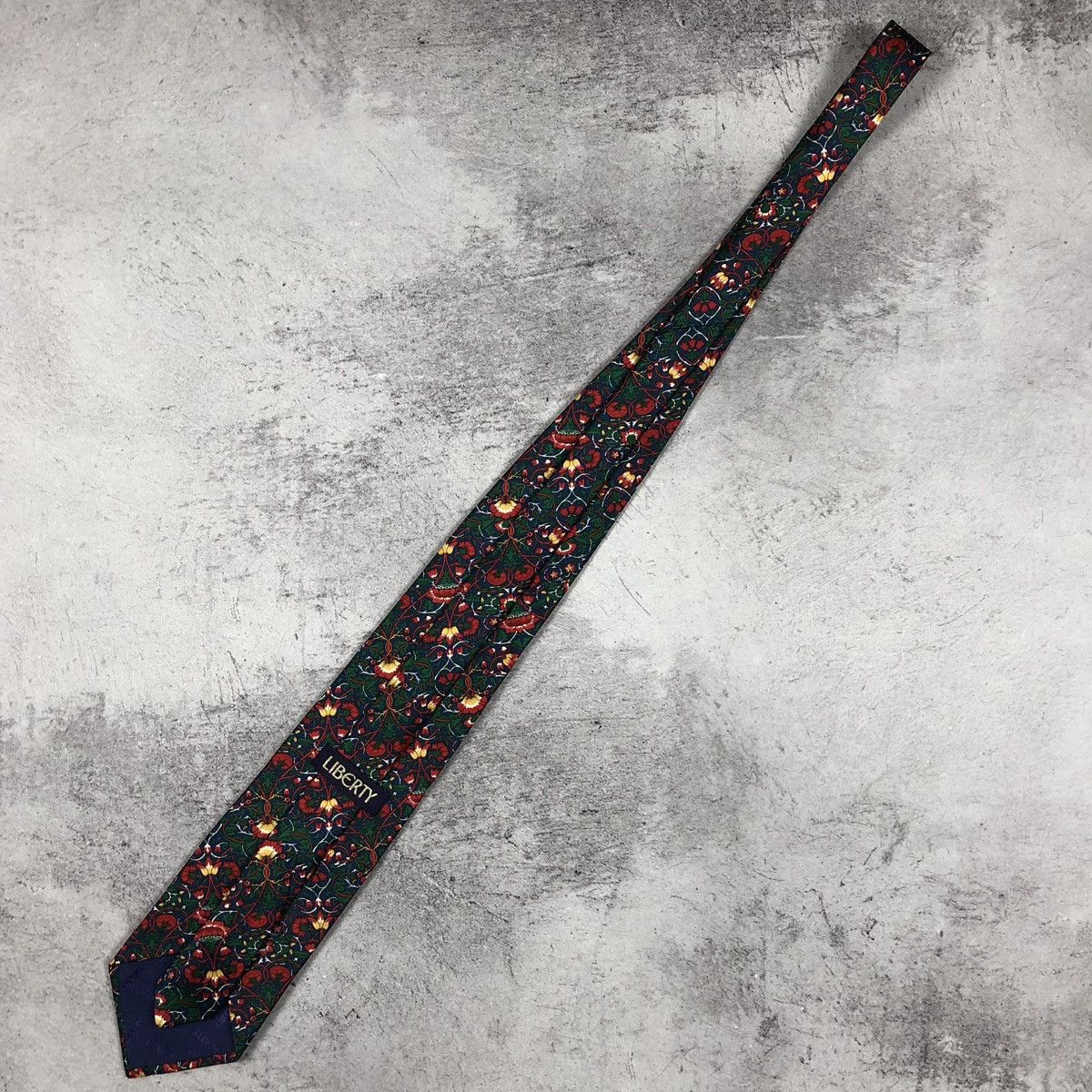 Liberty Liberty Floral Pattern Silk Tie Size ONE SIZE - 12 Thumbnail