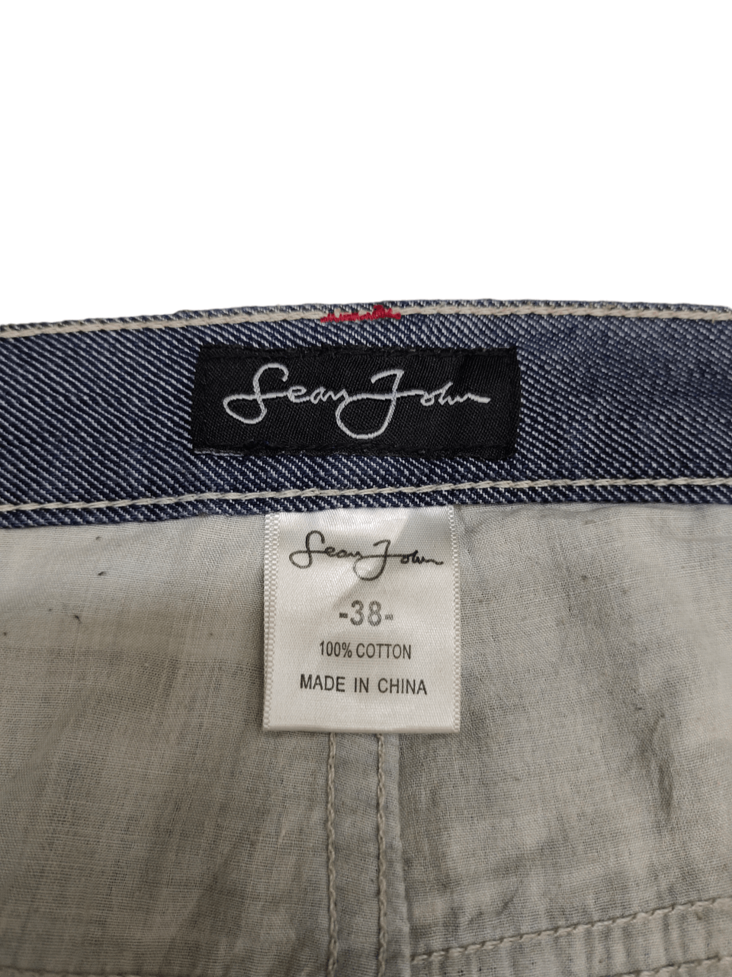 Sean John Sean John Embroidered Wide Leg Denim Y2k Jnco Baggy Jeans Size US 38 / EU 54 - 9 Thumbnail
