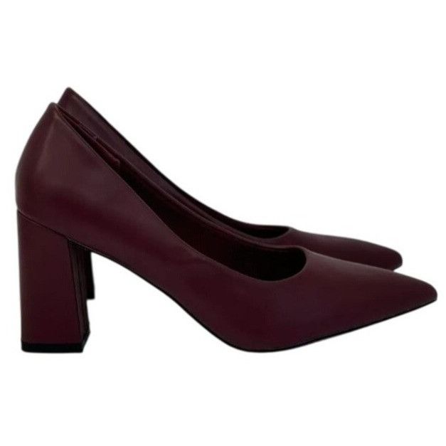 Other PIERRE DUMAS / Lover-1 / Burgundy / Block Heel / Pointed / Size US 10 / IT 40 - 3 Thumbnail