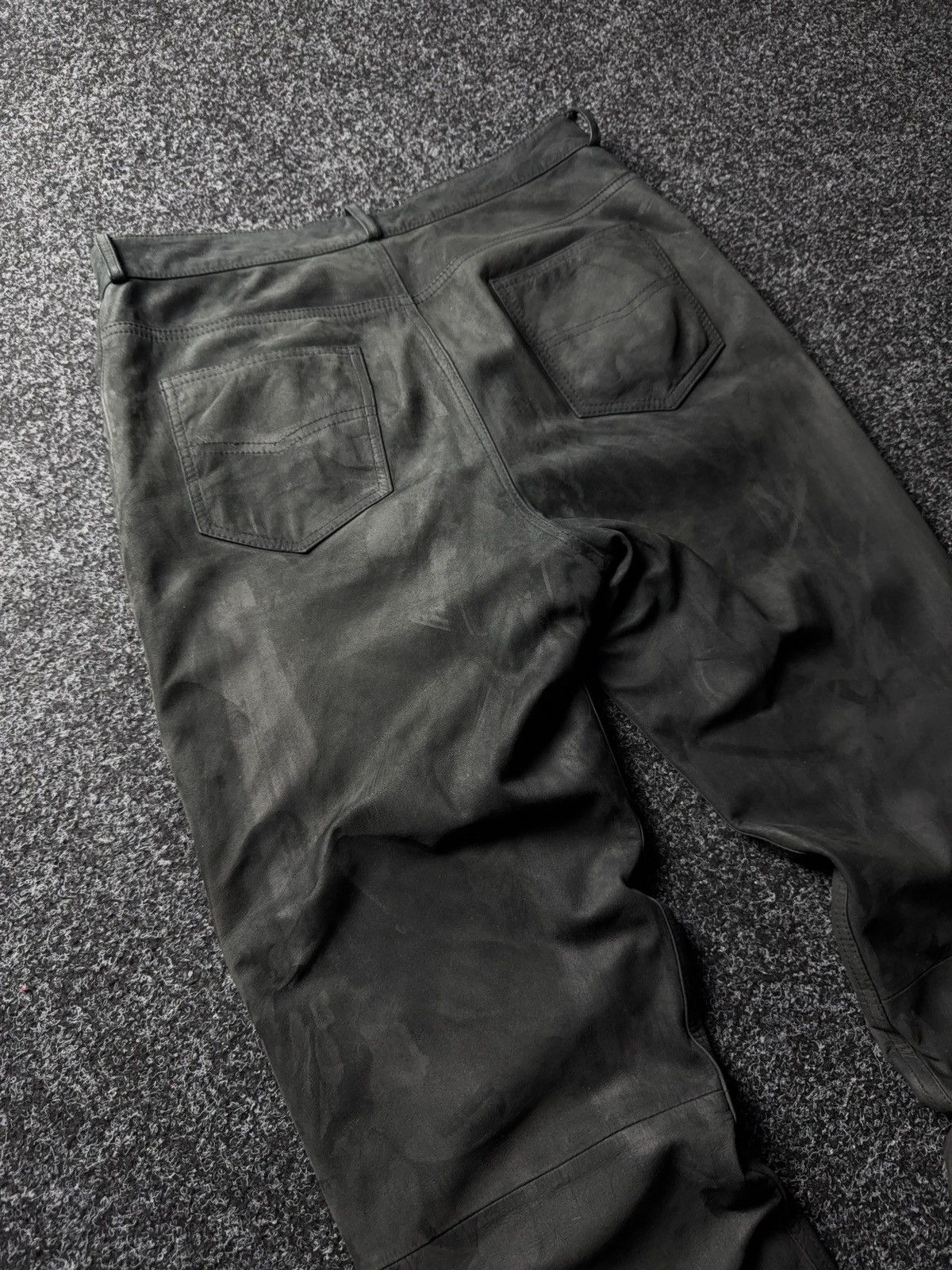 Leather Y2K Vintage Leather Pants Opium Style Alt Biker USA Rare Size US 31 - 13 Thumbnail