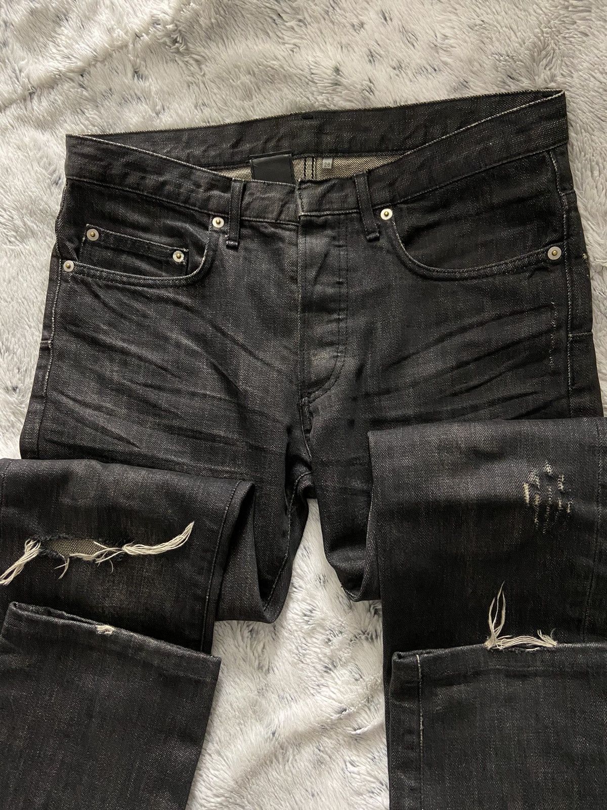 Dior Dior Homme SS05 ‘untitled’ Clawmark Denim by Hedi Slimane Size US 28 / EU 44 - 4 Thumbnail