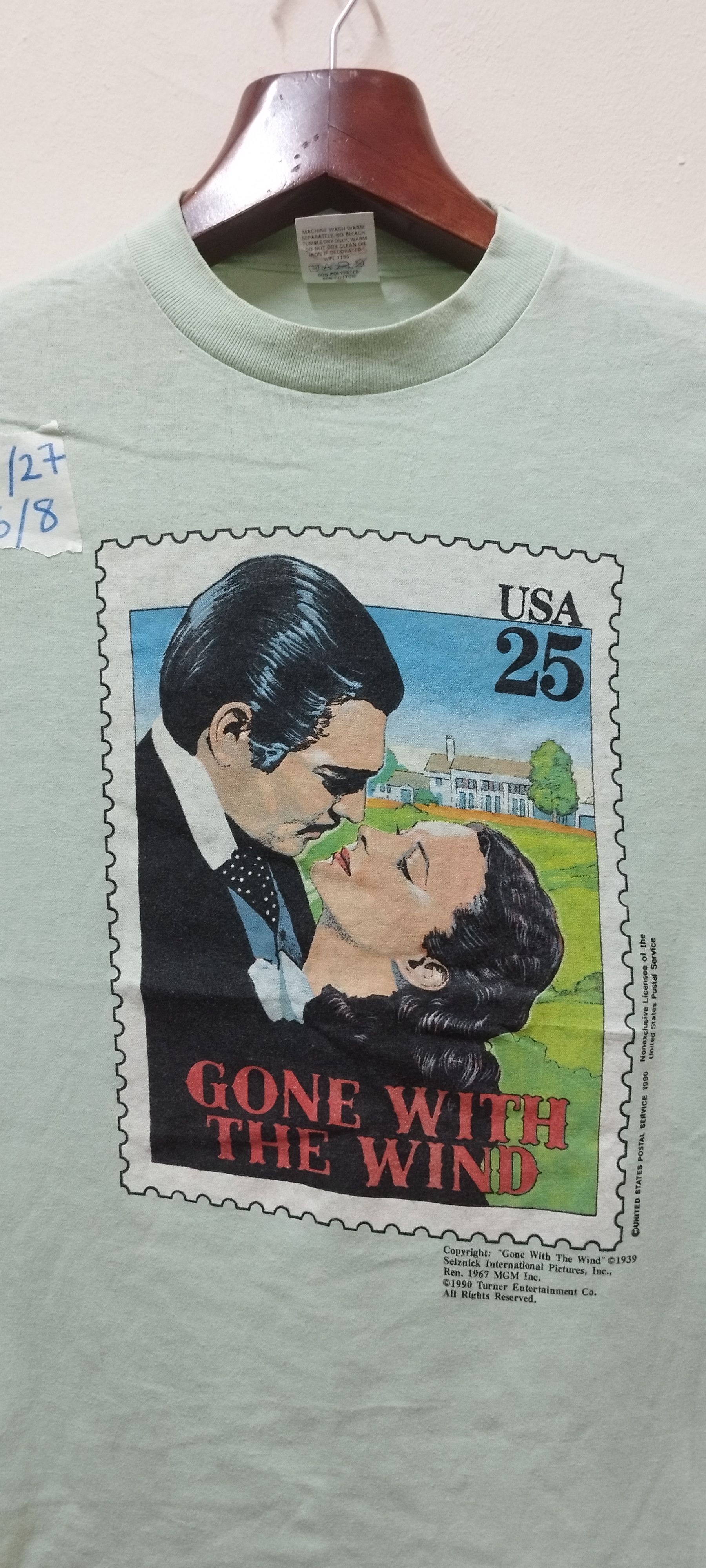 Vintage Vintage 1990 Gone with the Wild Movie T-shirt Size US M / EU 48-50 / 2 - 3 Thumbnail