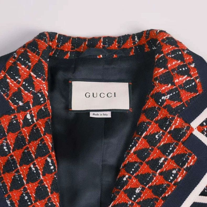 Gucci Gucci Thousand-bird check tweed suit jacket 2503-Nextarrow Size US XS / EU 42 / 0 - 3 Thumbnail