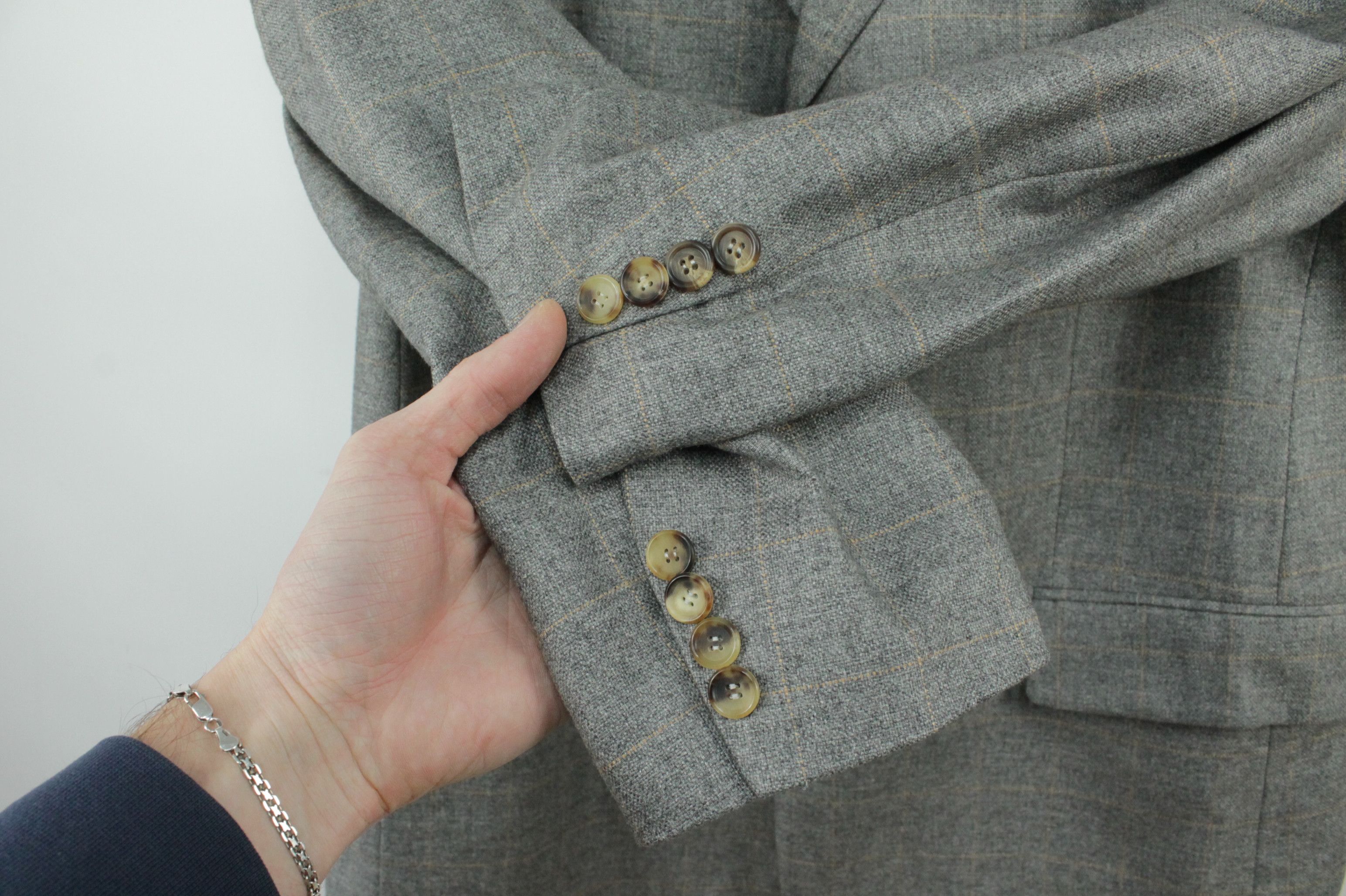 Windsor Smith Windsor Cashmere Silk Sport Coat Check Blazer Jacket Size US L / EU 52-54 / 3 - 4 Thumbnail