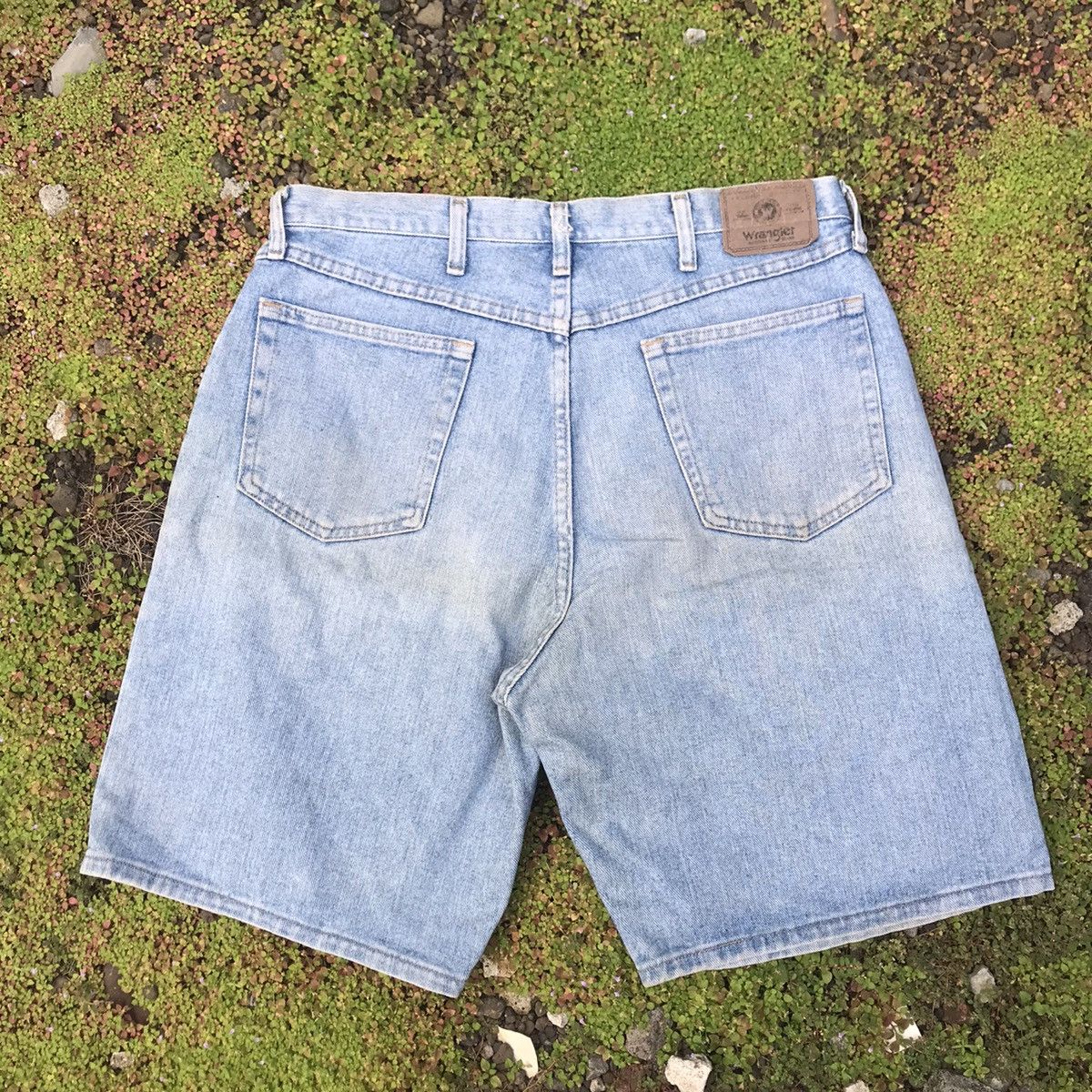 Hysteric Glamour × Vintage × Wrangler Vintage Wrangler Jeans Short Pants Jeans Baggy And loose fit Size US 36 / EU 52 - 11 Thumbnail