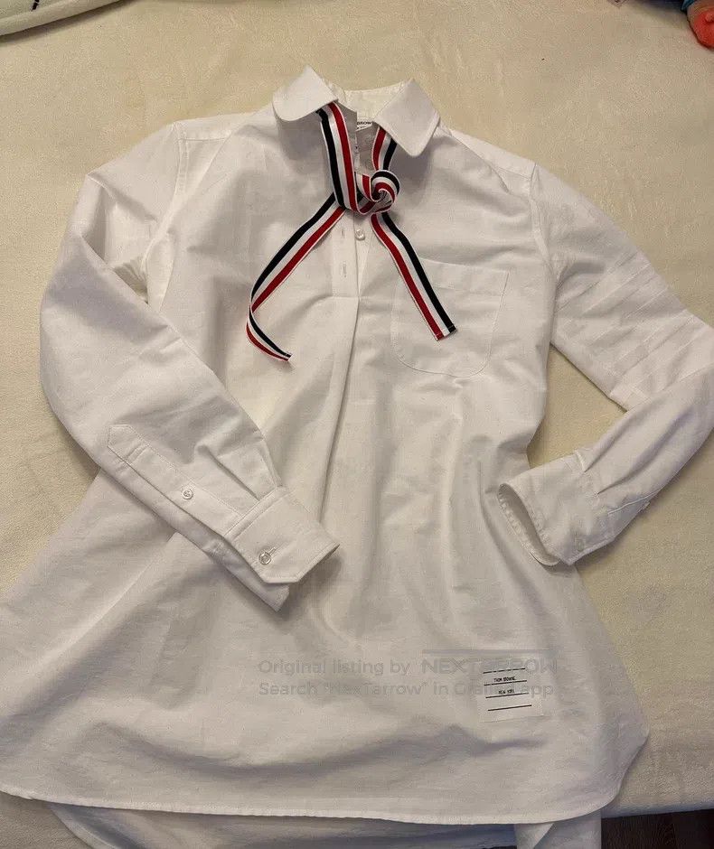 Thom Browne Thom Browne Shirt, White Size XS / US 0-2 / IT 36-38 - 1 Thumbnail