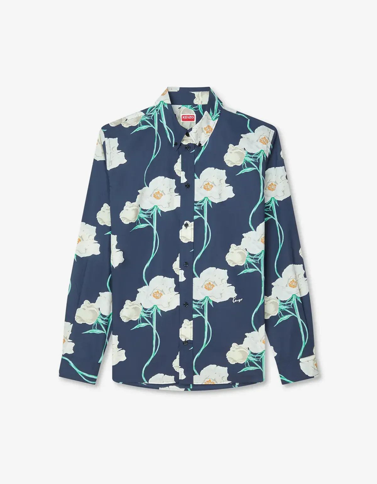 Kenzo Kenzo Archive Rose Blue Shirt SIZE 40 Size US L / EU 52-54 / 3 - 1 Thumbnail
