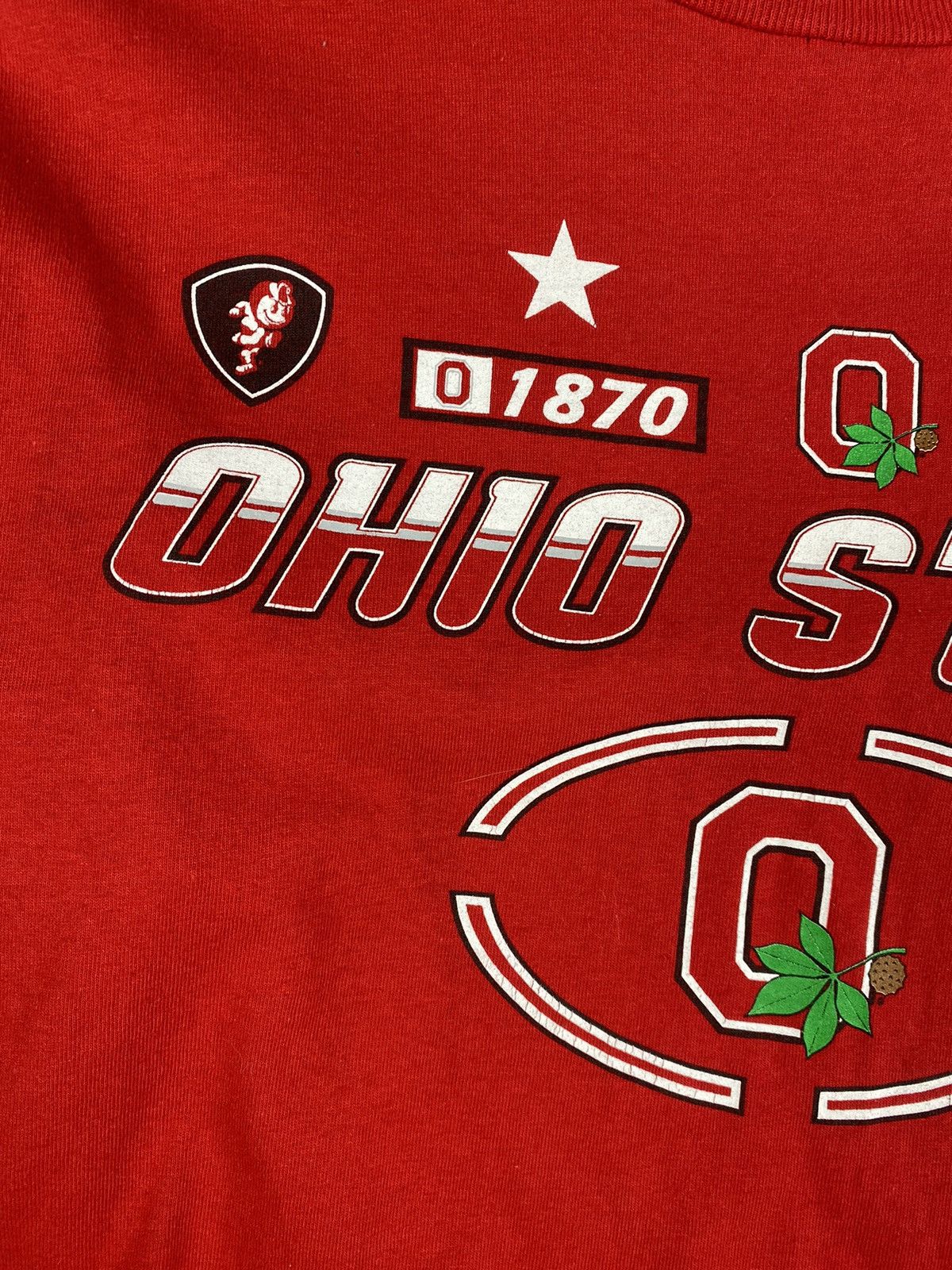 Adidas × Vintage Vintage 90s Ohio State University Buckeyes Long Sleeve Size US L / EU 52-54 / 3 - 7 Thumbnail