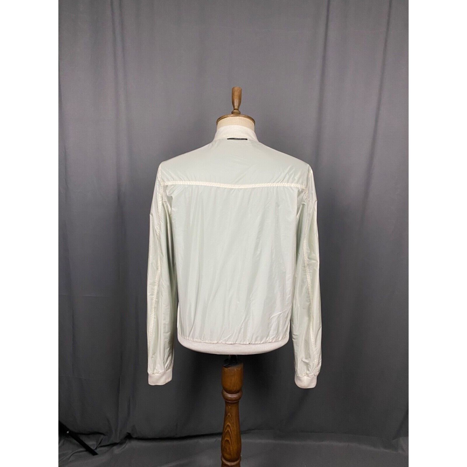 Gucci Gucci Men's Green Beige Reversible Nylon Bomber Jacket Size Size US L / EU 52-54 / 3 - 15 Thumbnail