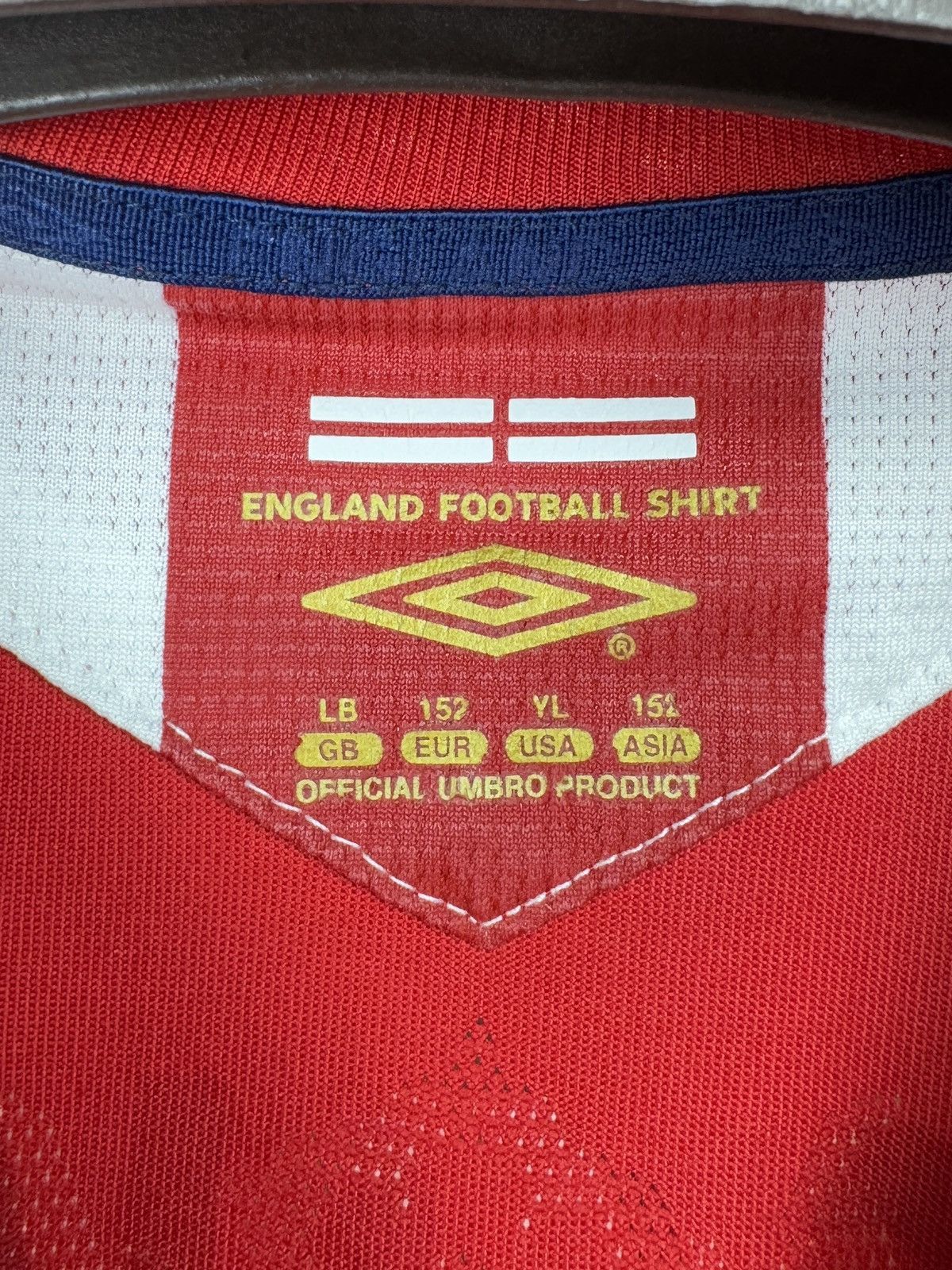 Umbro Umbro England 2006 2008 #7 Beckham away soccer jersey shirt Size US XXS / EU 40 - 12 Thumbnail