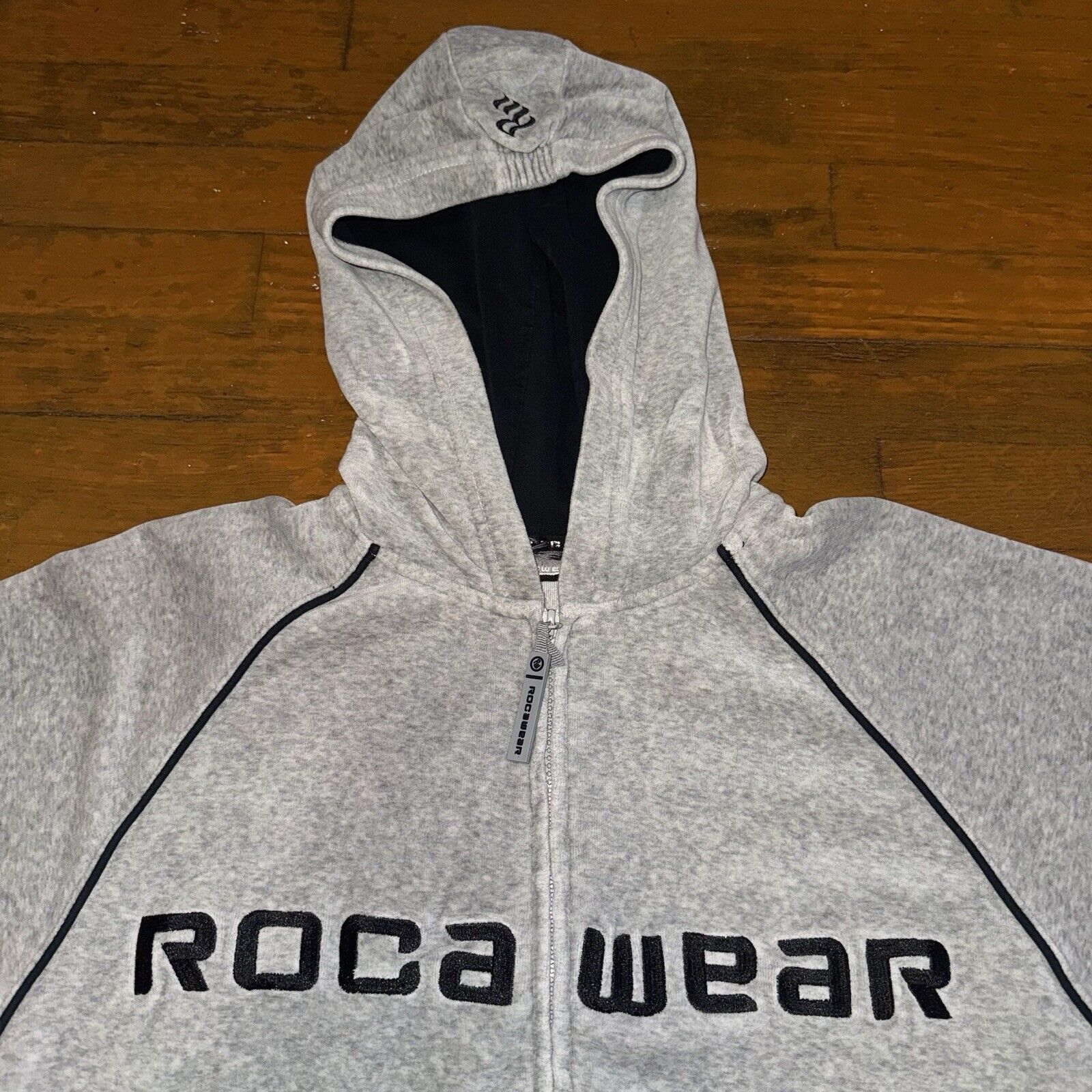 Rocawear Vintage Y2K Rocawear Short Sleeve Hooded Zip Up Sweatsuit