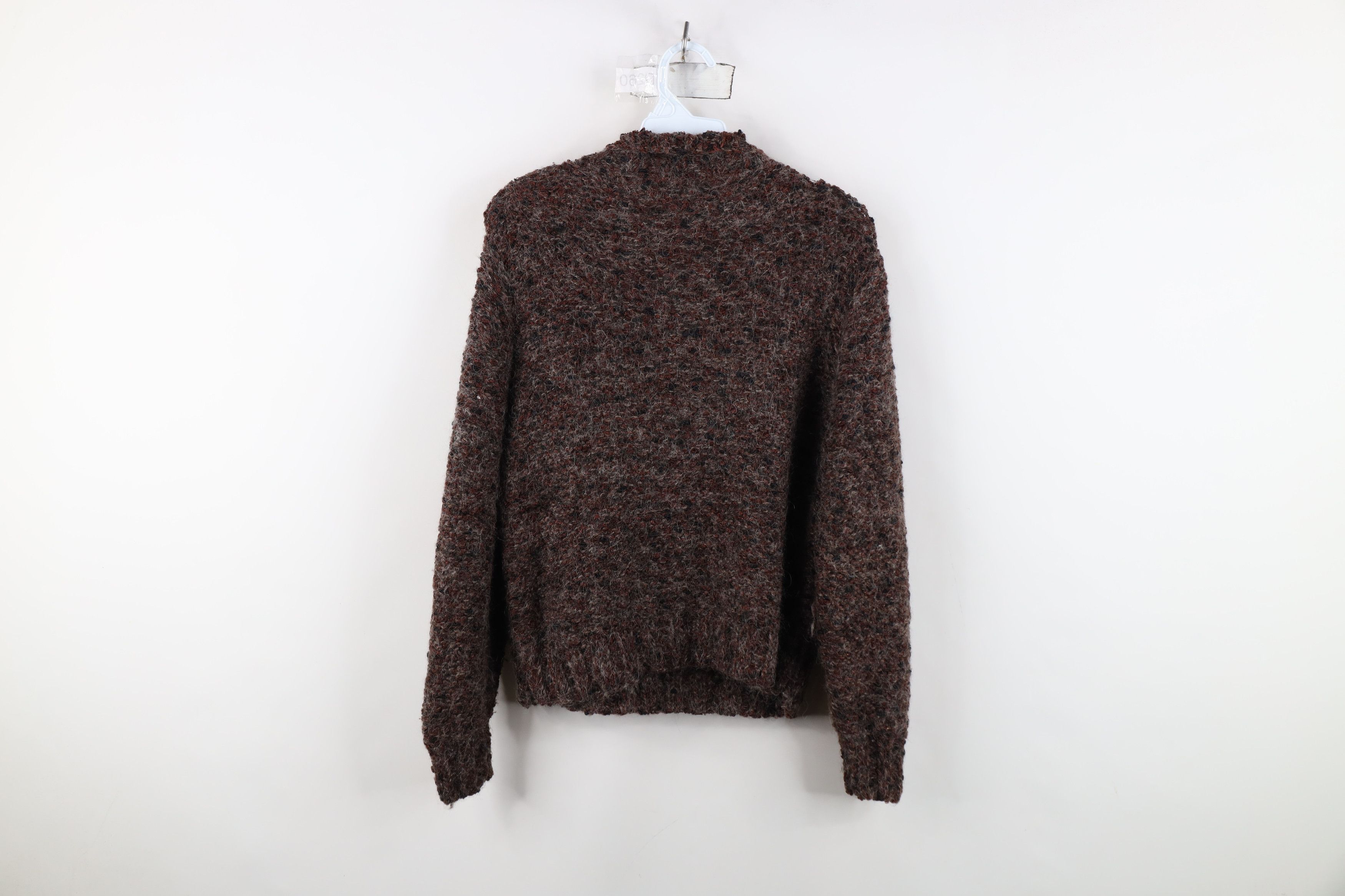 Vintage Vintage 60s Streetwear Mohair Wool Knit Collared Sweater Size S / US 4 / IT 40 - 9 Thumbnail