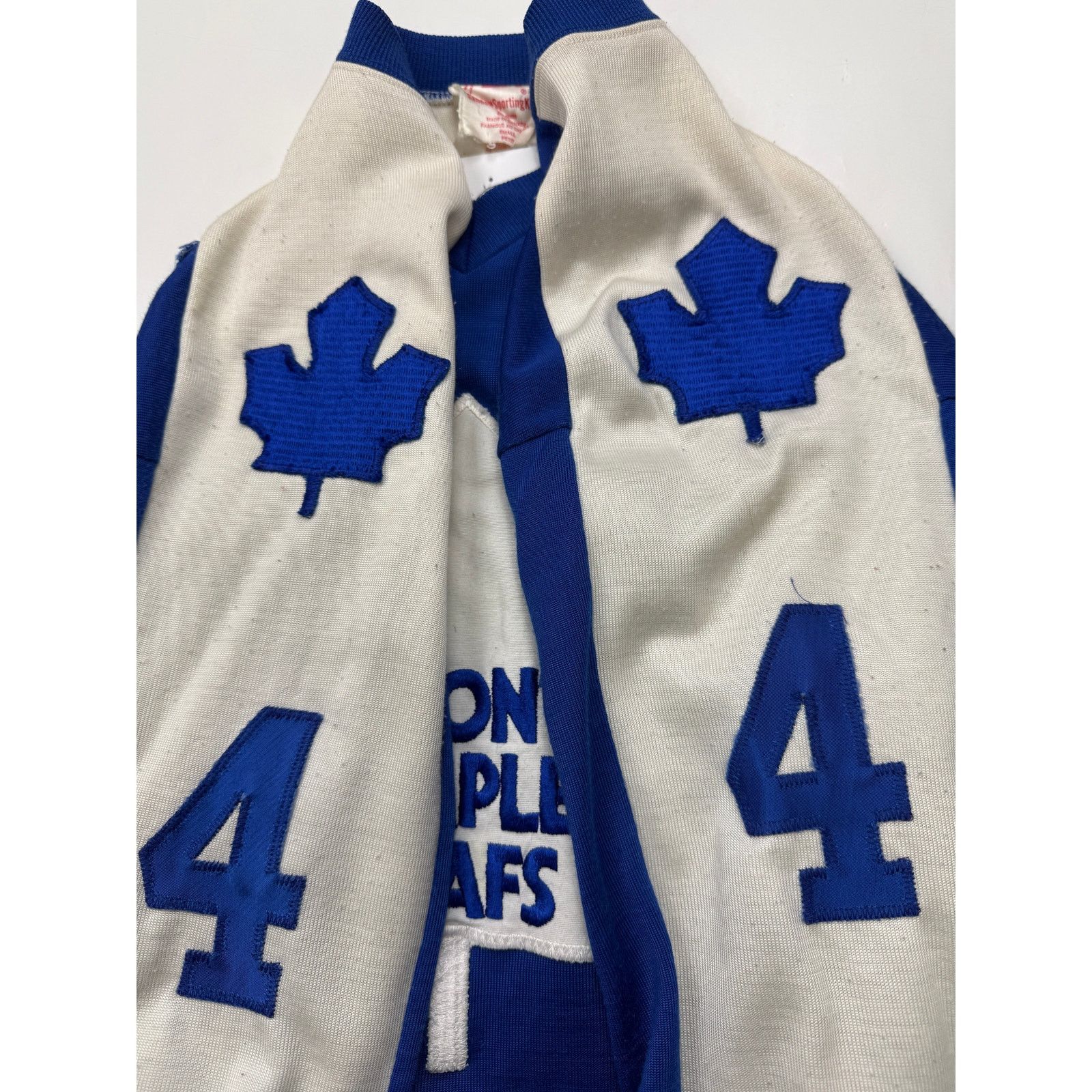 Vintage Vintage 80s Toronto Maple Leafs Stitched SK Knit Jersey S Size US S / EU 44-46 / 1 - 4 Thumbnail