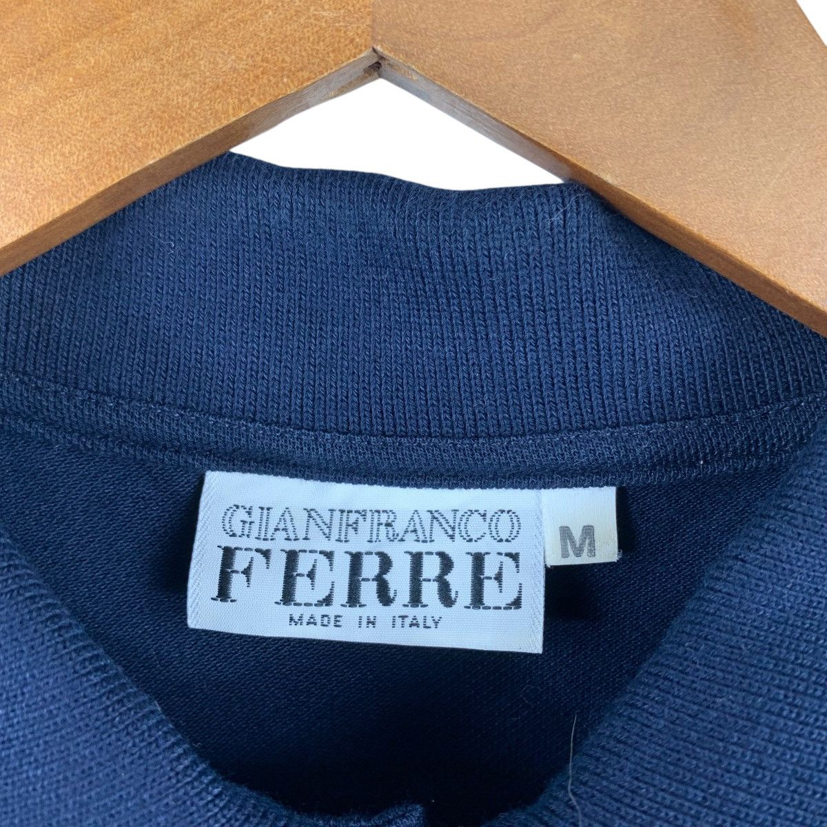 Gianfranco Ferre Vintage 90s GIANFRANCO FERRE small logo embroidery polo tee Size US M / EU 48-50 / 2 - 3 Thumbnail