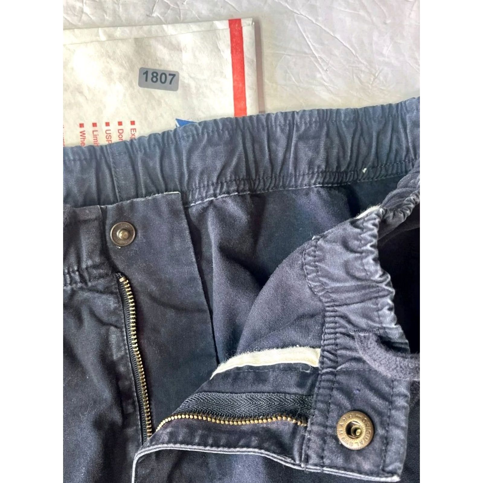 Vintage L.L. Bean Chino Pants Men Blue Cotton Size M Regular Inseam 30 High Rise Straight Leg Pants Mens Blue Chino Size US 31 - 8 Thumbnail