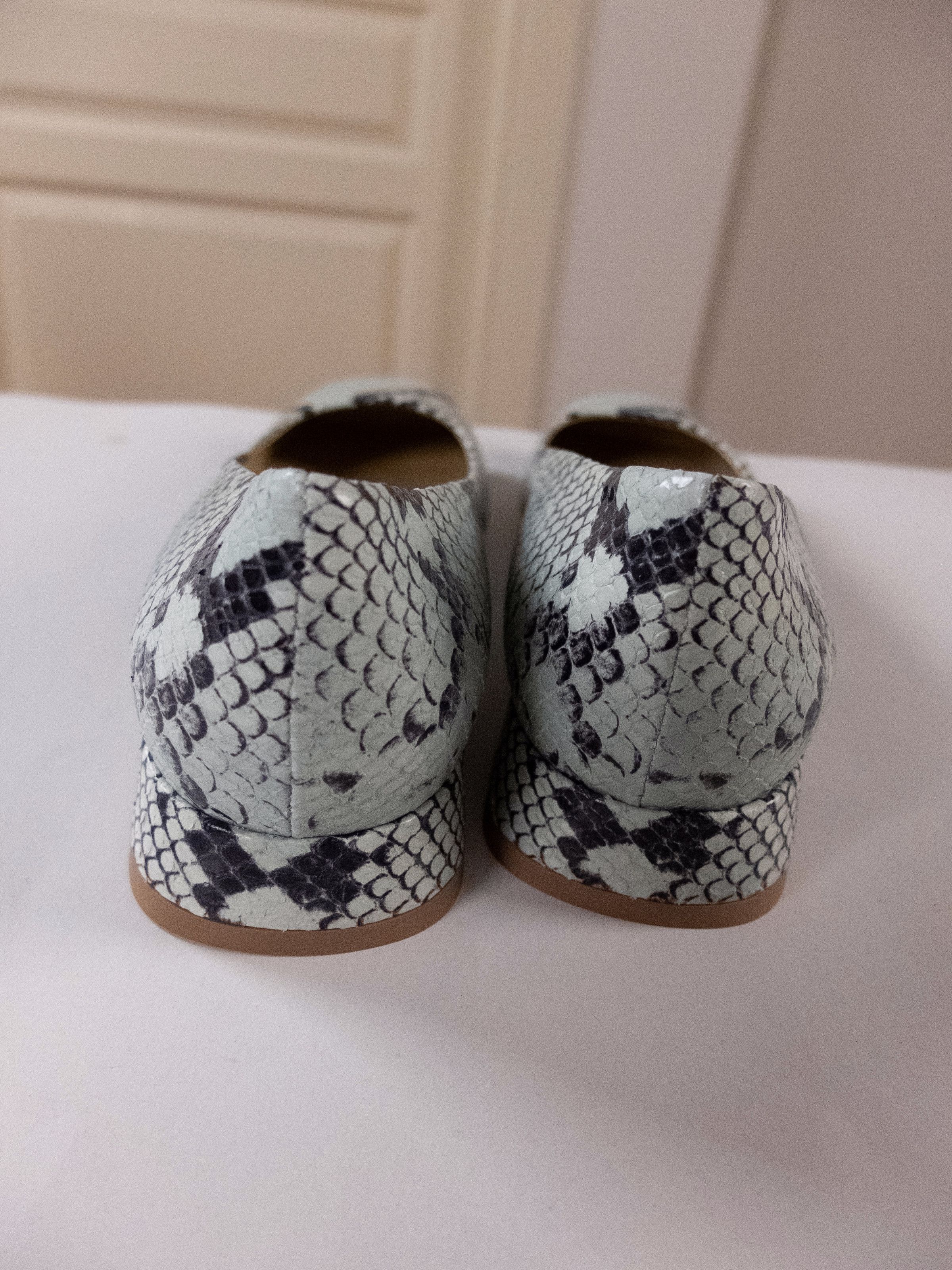 Bottega Veneta BOTTEGA VENETA Tower Flat python lambskin ballet flats 9 39 Size US 9 / IT 39 - 5 Thumbnail