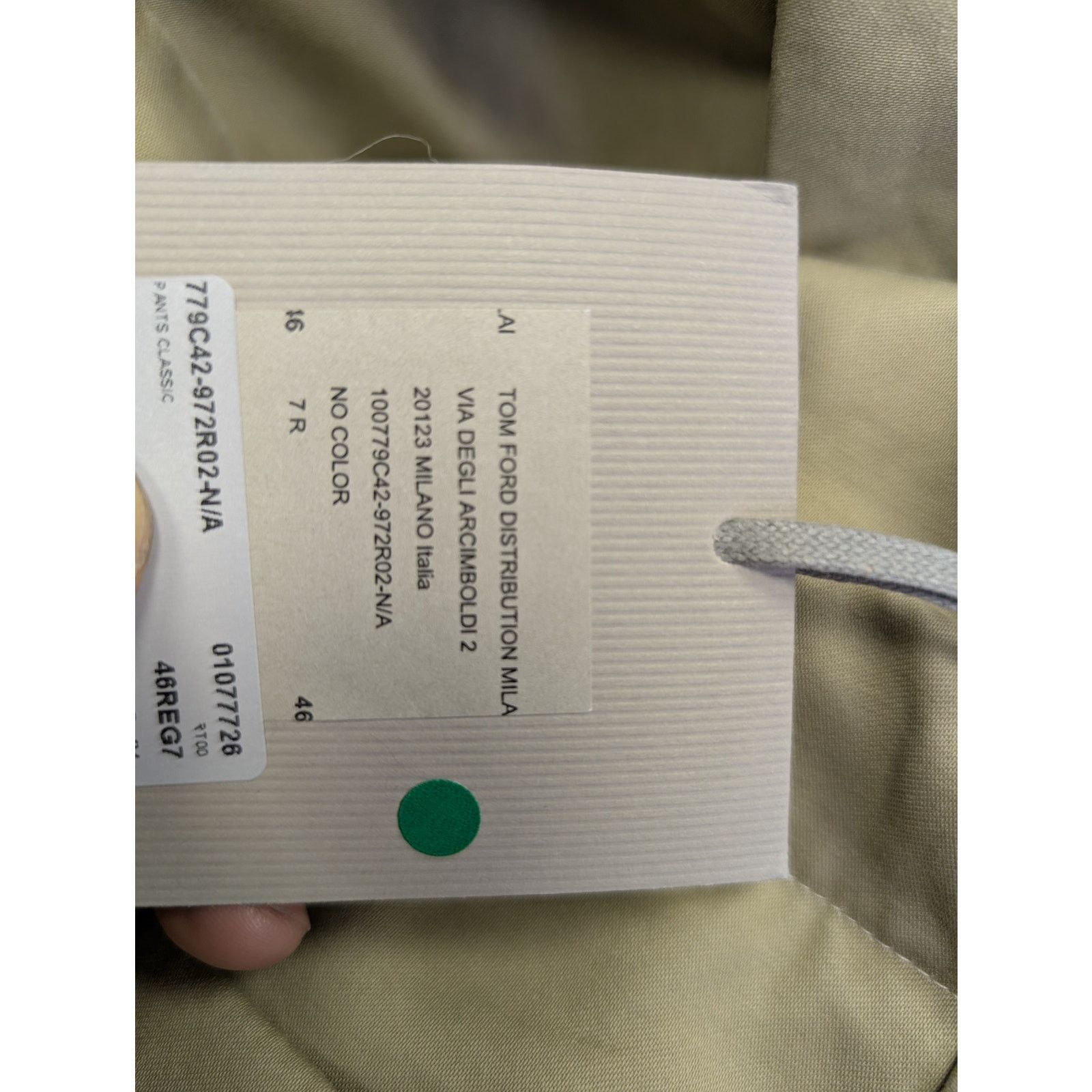 Tom Ford o1rshd1 Classic Pants in Beige Size US 30 / EU 46 - 17 Thumbnail