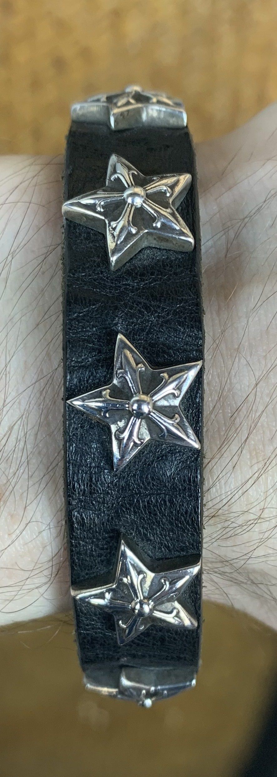 Chrome Hearts Chrome Hearts Adjustable Leather Silver Snap Bracelet Size ONE SIZE - 12 Thumbnail