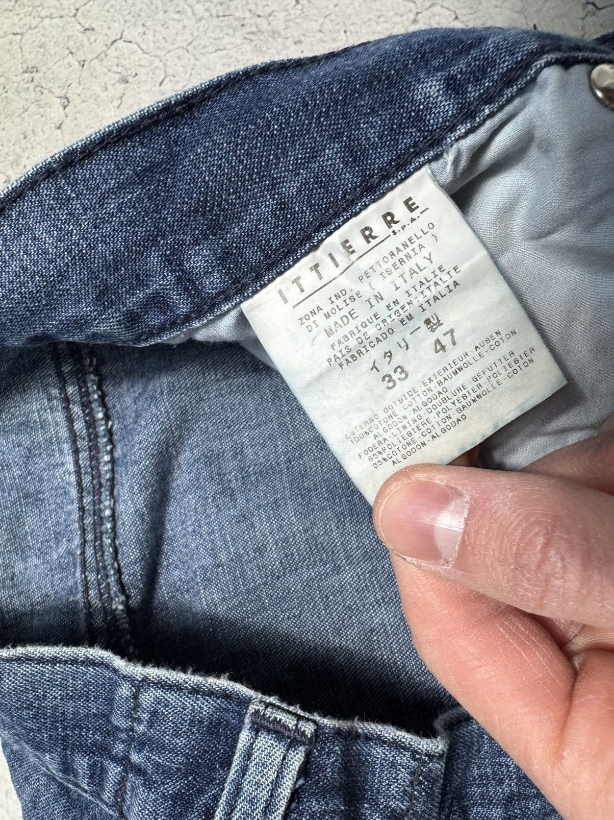 Versace Jeans Couture Versace Jeans Couture Luxury Vintage Denim Jeans Size 33 Size US 33 - 6 Thumbnail