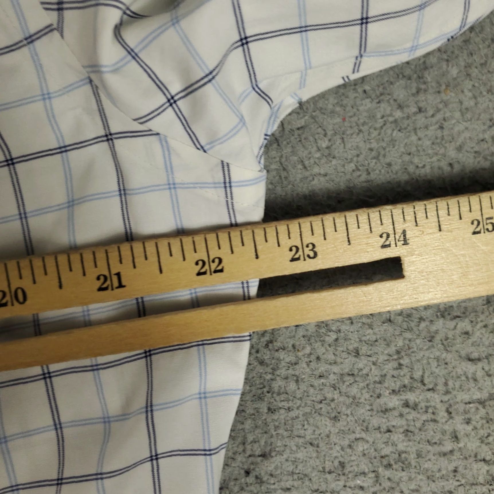 Brooks Brothers Brooks Brothers Shirt Mens 15.5 White Plaid Regent Dress Button Up Long Sleeve Blue Pattern Plaid Classic 90s? Size 42R - 6 Thumbnail