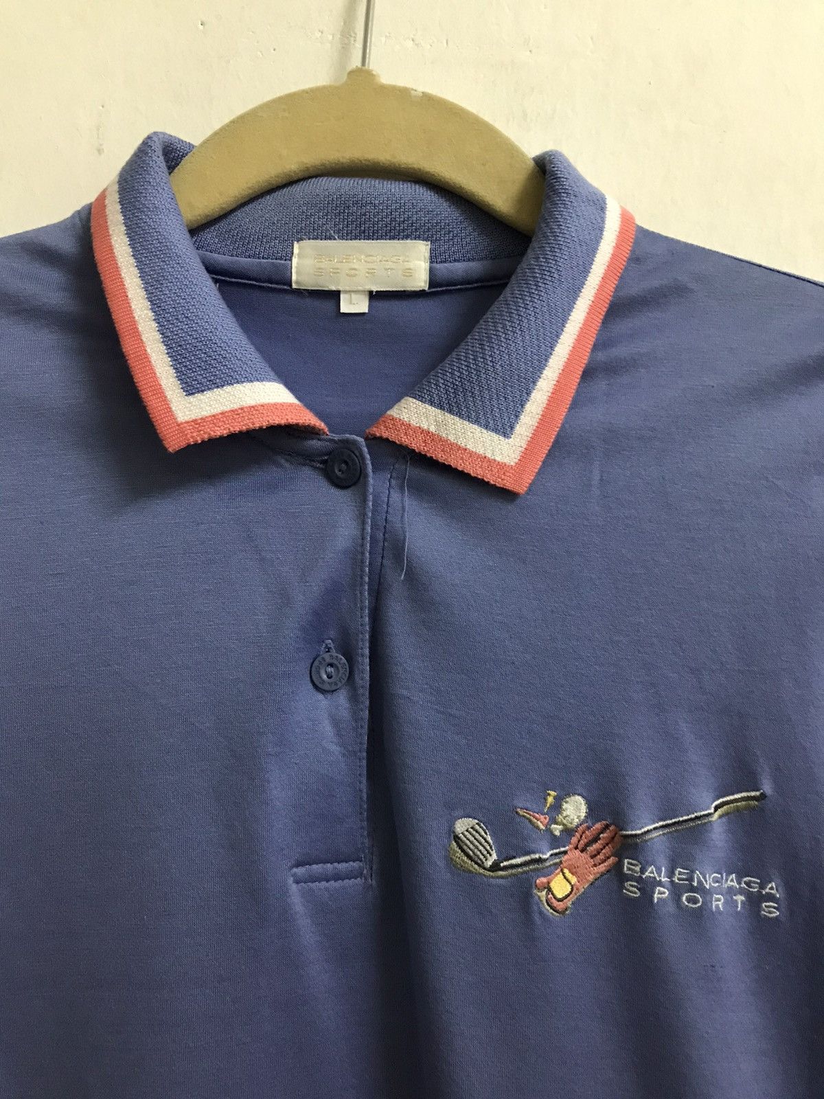 Balenciaga Vintage Balenciaga Sports Polo Shirt Size US S / EU 44-46 / 1 - 3 Thumbnail