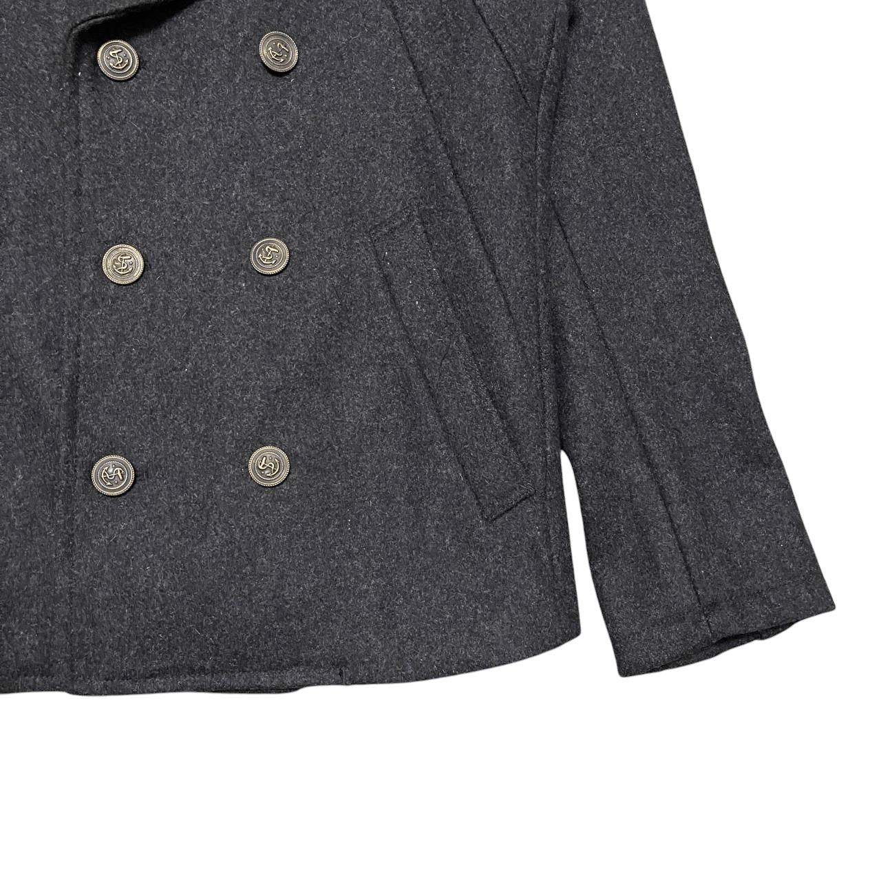 5351 POUR LES HOMMES Vintage 5351 Pour Les Hommes Wool Coat Size US M / EU 48-50 / 2 - 4 Thumbnail