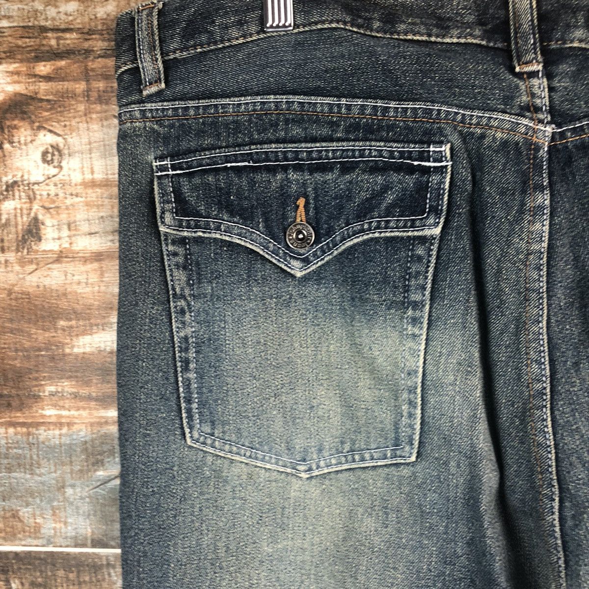 Japanese Brand DL Johnpoint Jeans Blue Denim Pants #C285 Size US 38 / EU 54 - 15 Thumbnail