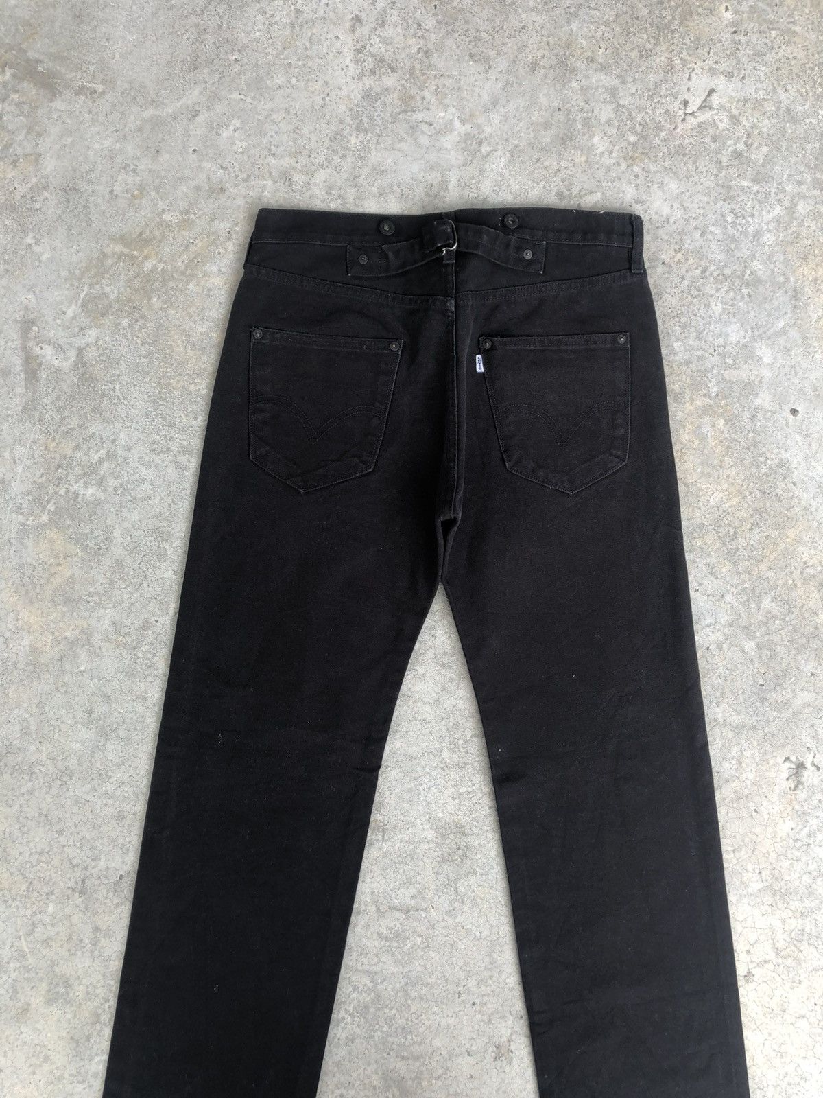 Levi's Y2k Levi’s Buckle Back White Tab Size US 31 - 8 Thumbnail