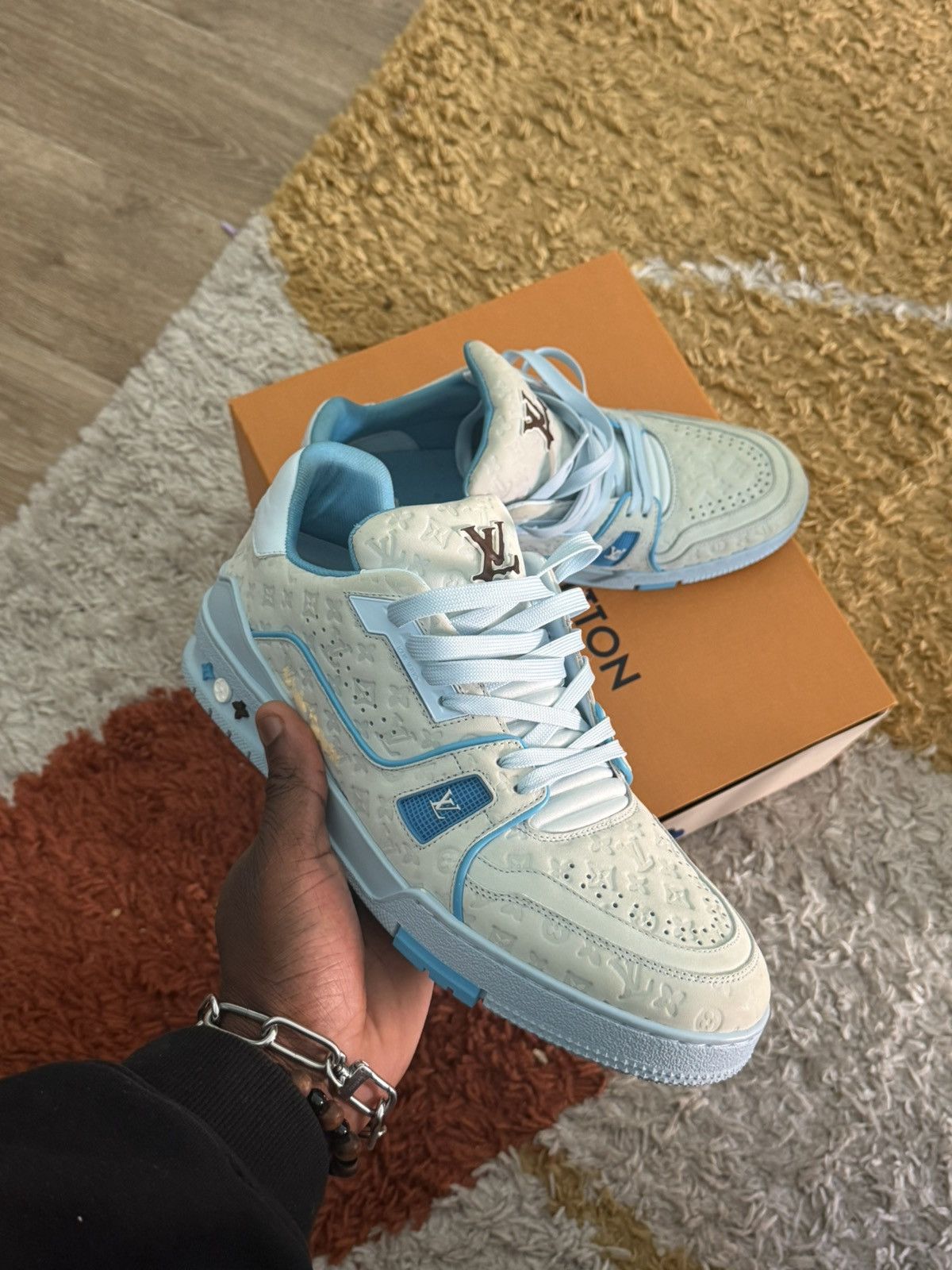 Louis Vuitton × Tyler The Creator Louis Vuitton x Tyler the creator lv trainer Size US 11 / EU 44 - 1 Thumbnail