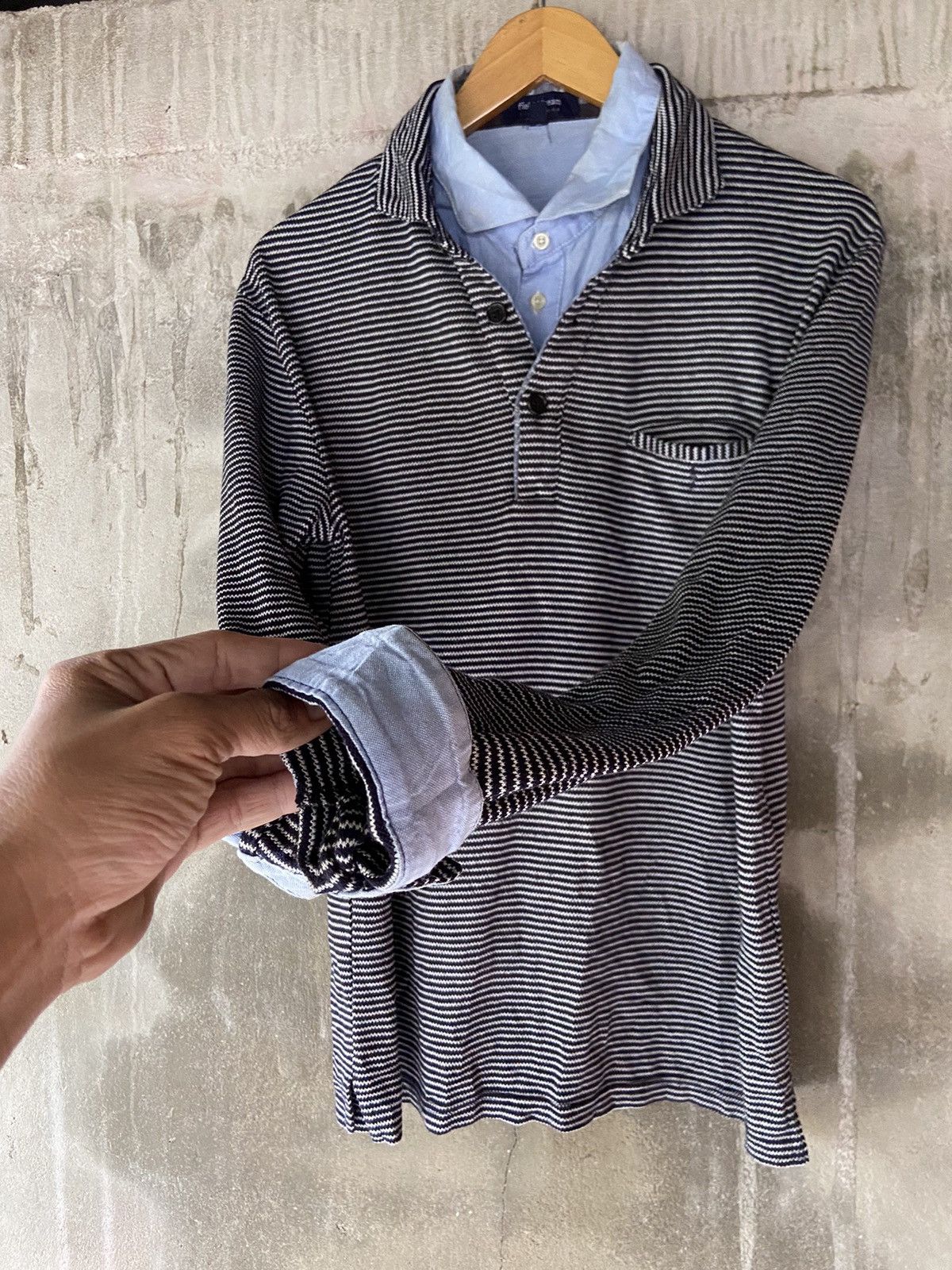 Beauty Beast × Hysteric Glamour × Japanese Brand JIYUGAOKA DOUBLE LAYER CASUAL LONG SLEEVE Size US L / EU 52-54 / 3 - 3 Thumbnail
