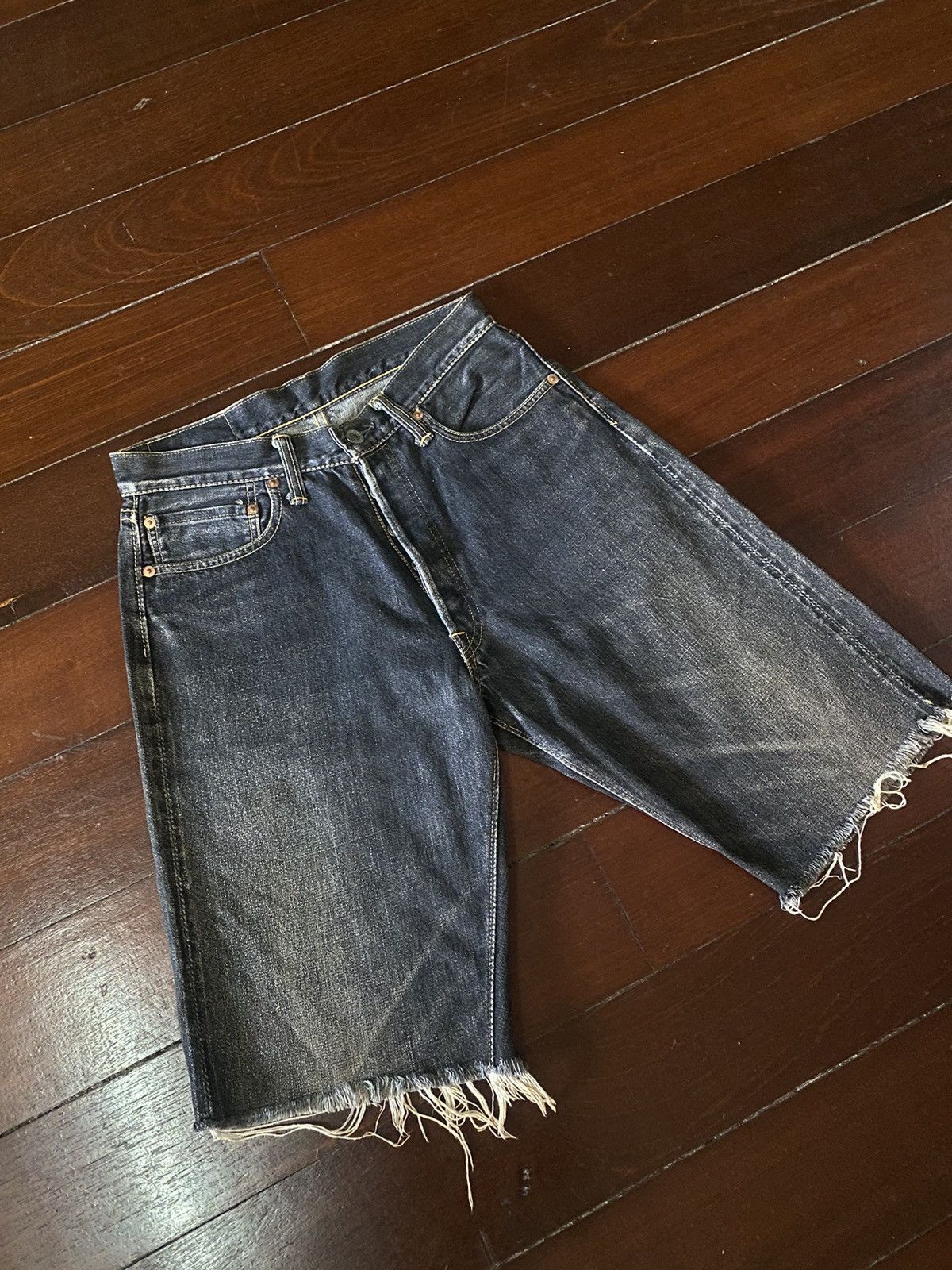 Sugar Cane Neputa Genus No.4 Wanderer by Warehouse Selvedge Jeans short Size US 30 / EU 46 - 2 Thumbnail