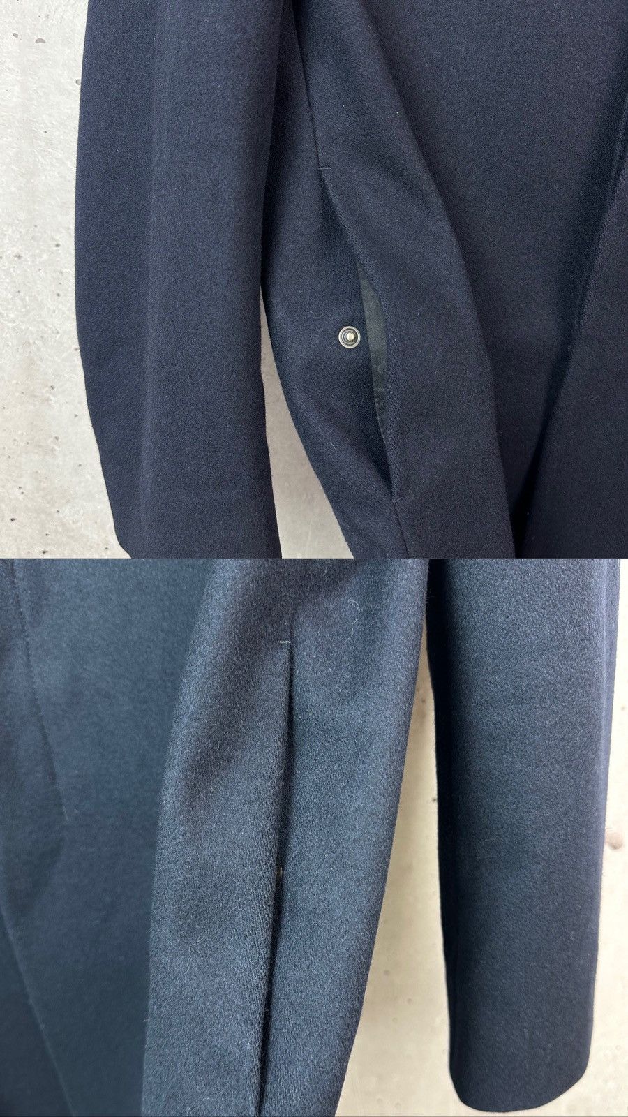 Cos COS Wool Navy Blue Three-Buttons Long Sleeve Men’s Coat Size US L / EU 52-54 / 3 - 11 Thumbnail
