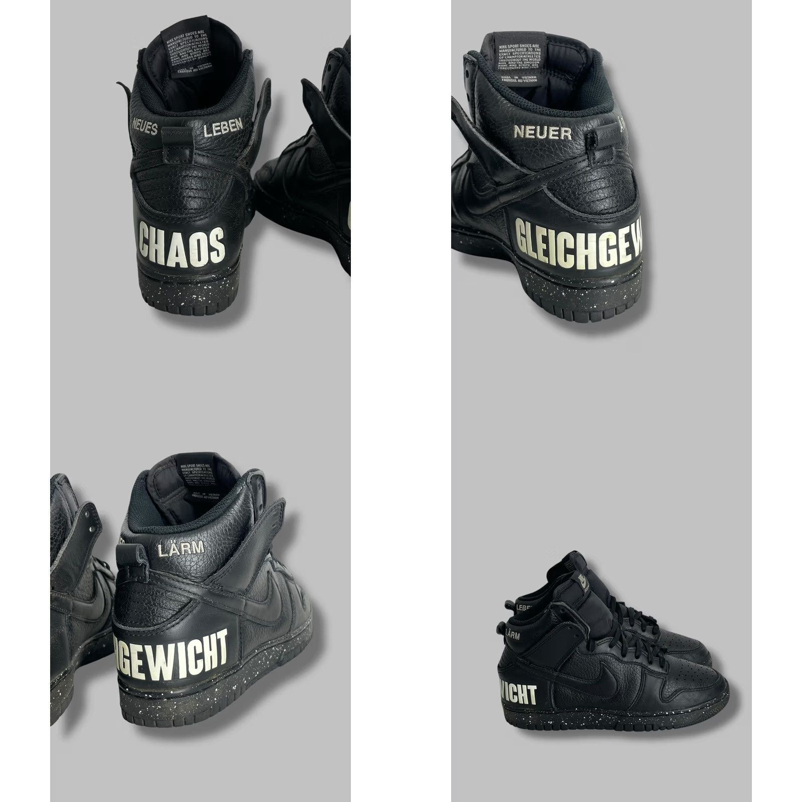 Nike Nike Dunk High 1985 Chaos Undercover Size 37.5 Men sneaker 80s Retro Black Size US 5 / EU 37 - 8 Thumbnail