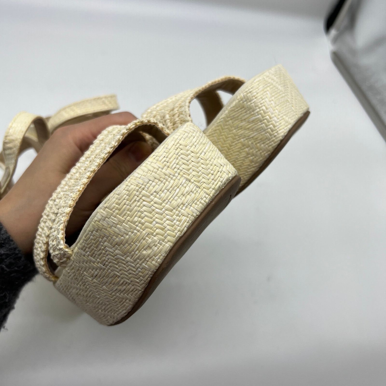 Other Women Block Shoes Platform Flat Wedge Casual Open Toe Size US 11 / IT 41 - 6 Thumbnail
