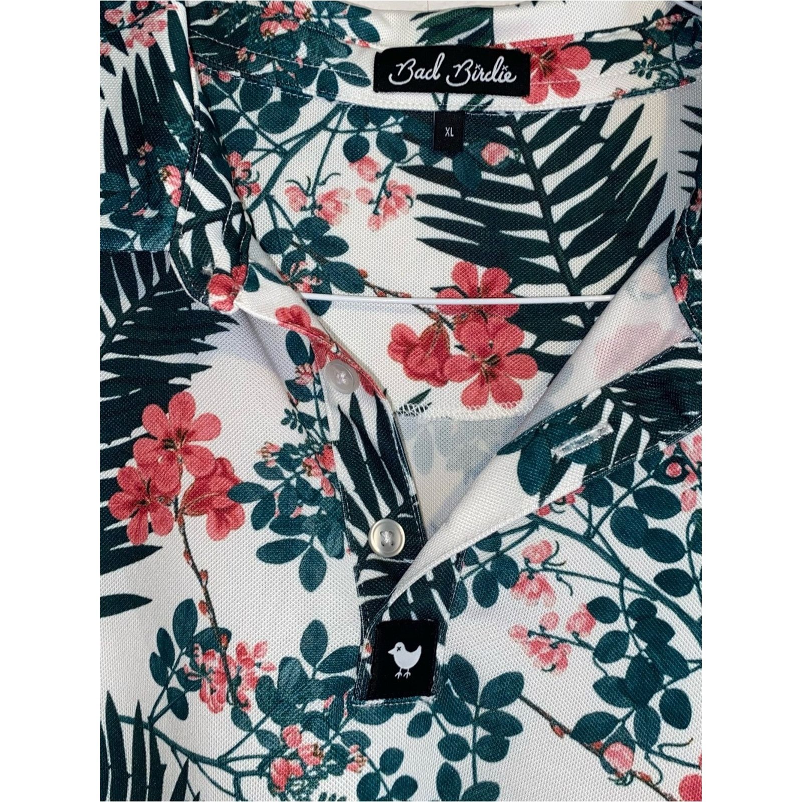 Bad Birdie Bad Birdie $99 The Arborist Polo Golf Shirt Sz XL Floral Size US XL / EU 56 / 4 - 14 Thumbnail