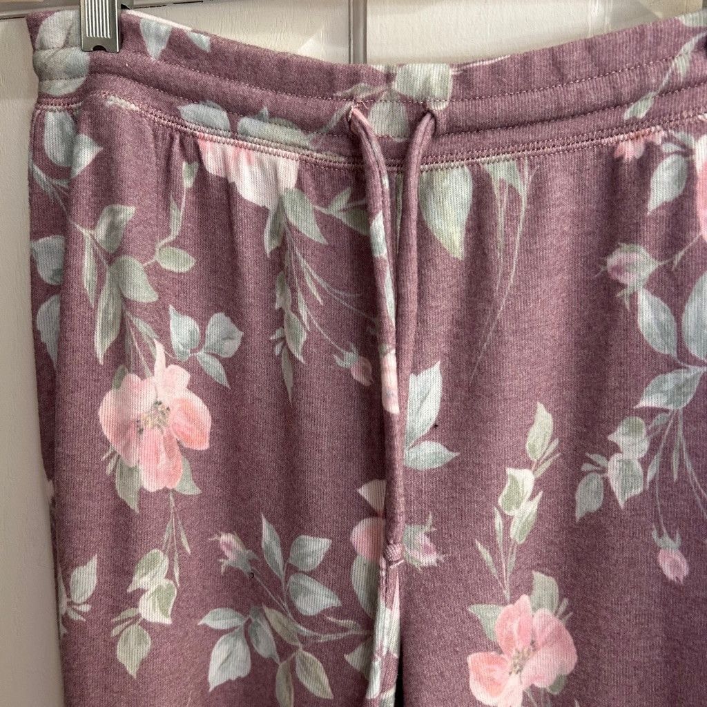 Chaser Brand Women's Chaser Lounge Pants S Purple Floral Size S / US 4 / IT 40 - 7 Thumbnail