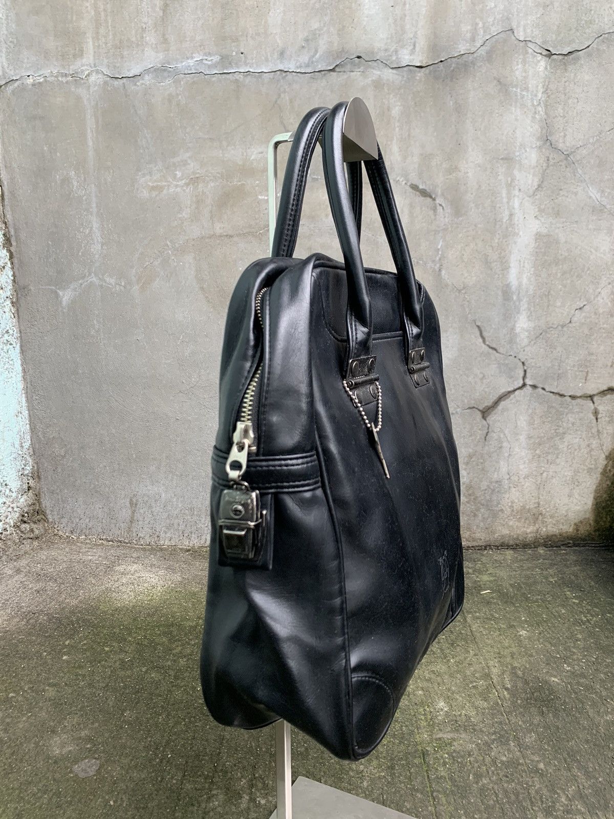 Jean Paul Gaultier Vintage Embossed Logo Leather Hand Bag Size ONE SIZE - 5 Thumbnail