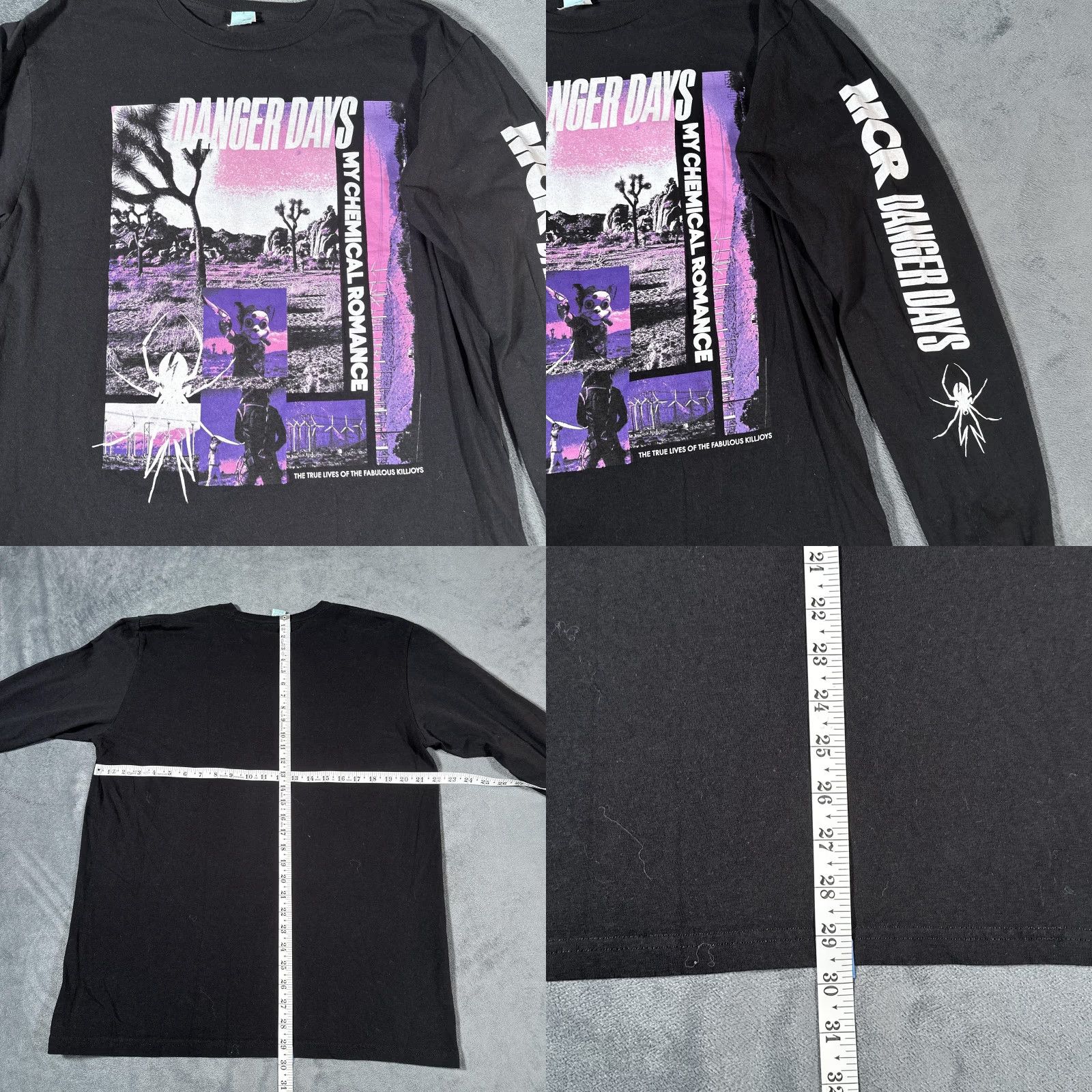 Vintage VINTAGE My Chemical Romance Danger Days Shirt Mens XL Black Long Sleeve Band Graphic Tee Size US XL / EU 56 / 4 - 8 Thumbnail
