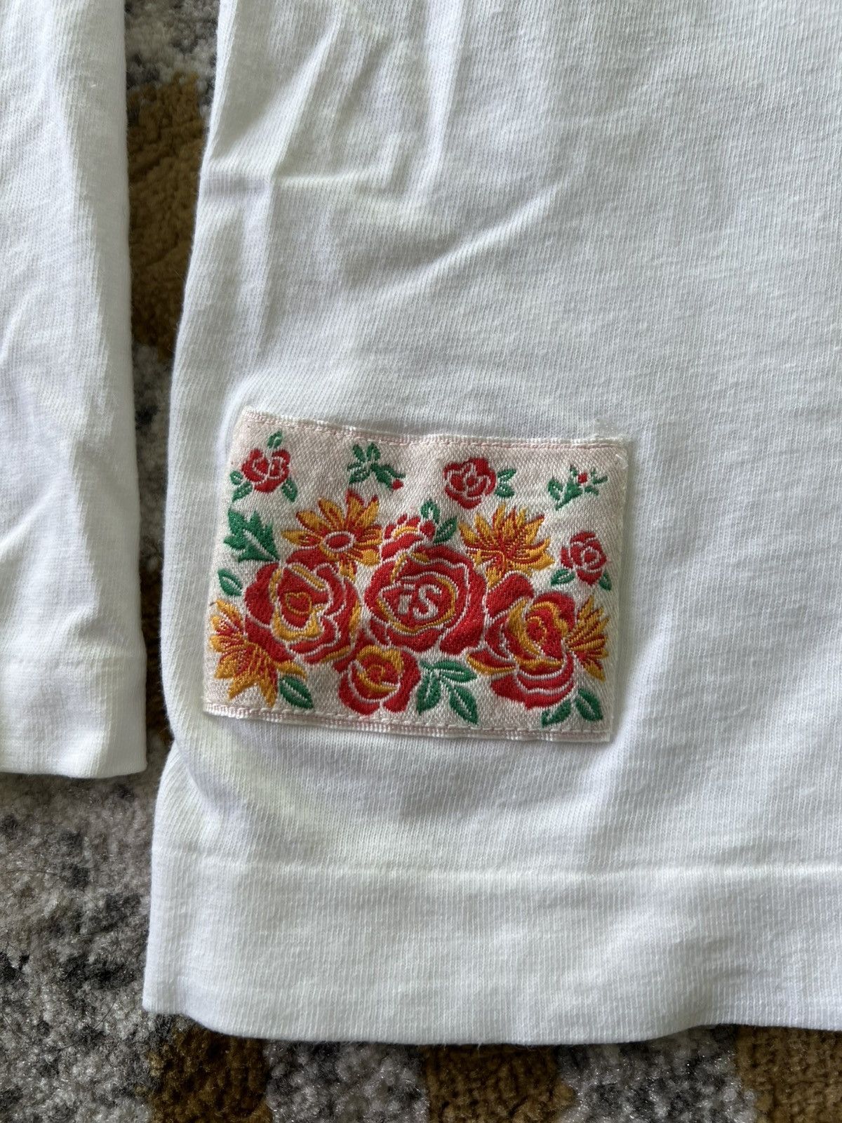Issey Miyake × Vintage Vintage Issey Miyake floral patches long sleeve Size S / US 4 / IT 40 - 4 Thumbnail