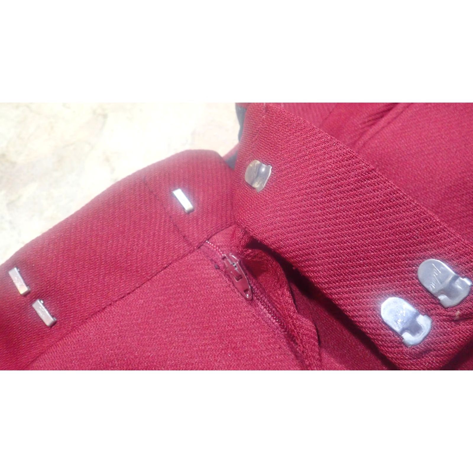 Izod Vintage Izod Red Polyester Dress Pants Size 36x28 Preppy Straight Leg 1980s Mens Size US 36 / EU 52 - 5 Thumbnail