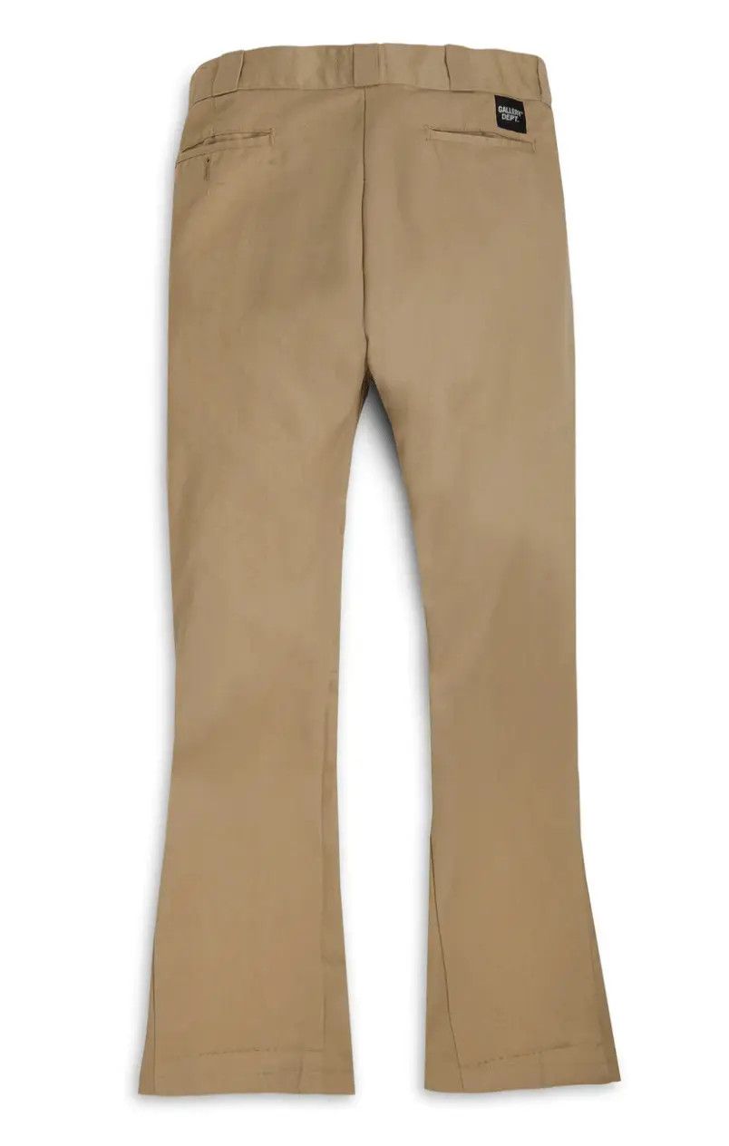 o1mle0226 La Chino Flare Pants in Brown