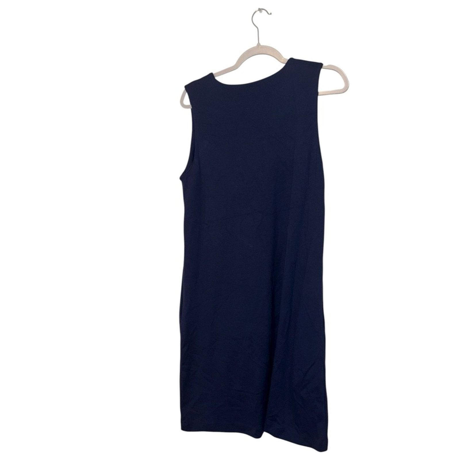 J. Jill NWT J. Jill Elegant Navy Blue Sleeveless Dress Size M / US 6-8 / IT 42-44 - 4 Thumbnail