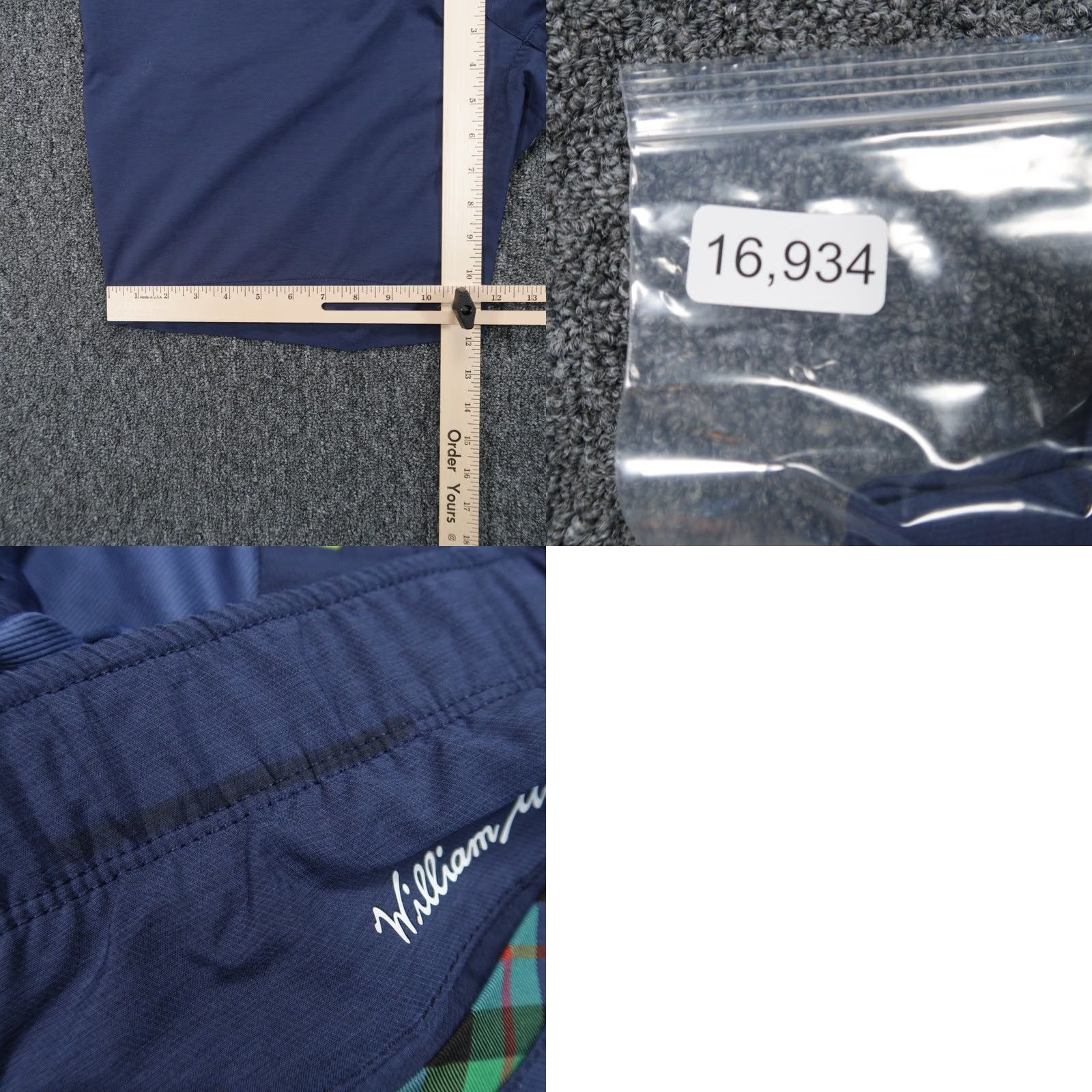 Vintage William Murray Shorts Mens 40 Blue Performance Classic Club Straight Fit Golf Shirt? Size US 40 / EU 56 - 8 Thumbnail