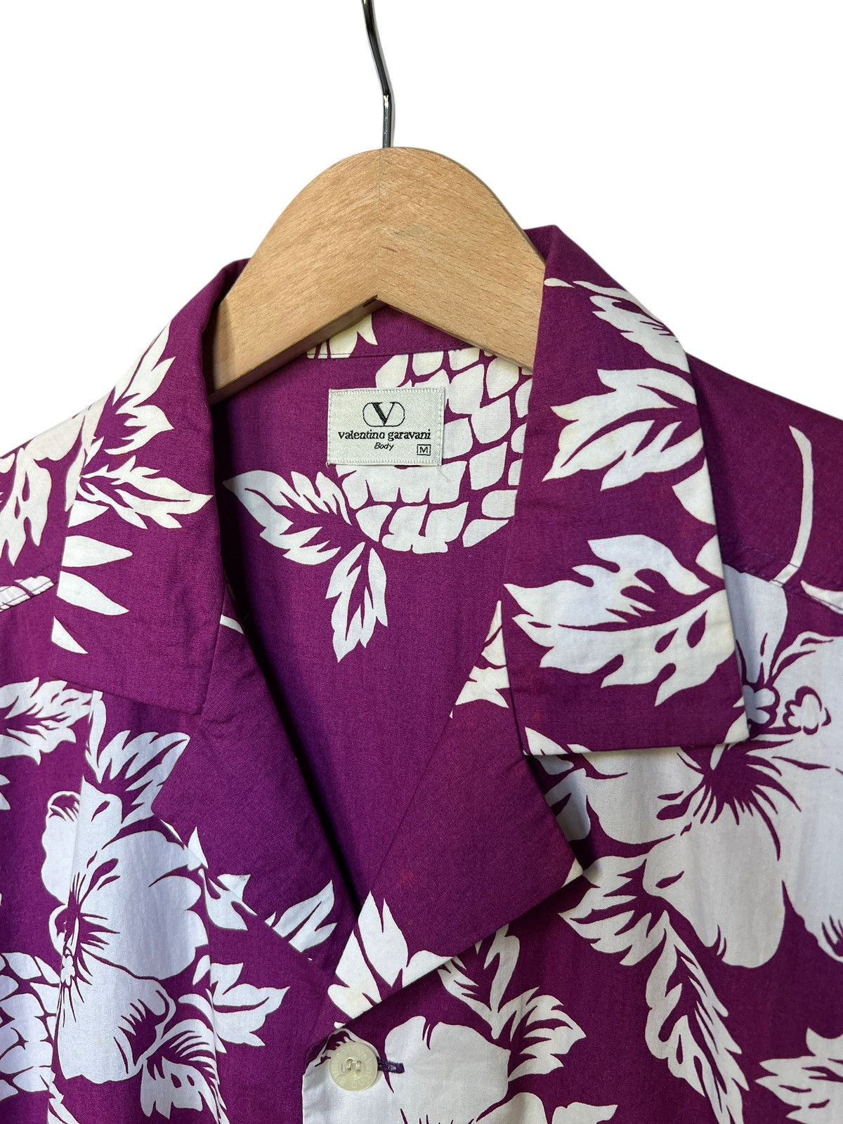 Valentino 1980s Valentino Garavani Hawaiian Shirt Size US L / EU 52-54 / 3 - 8 Thumbnail