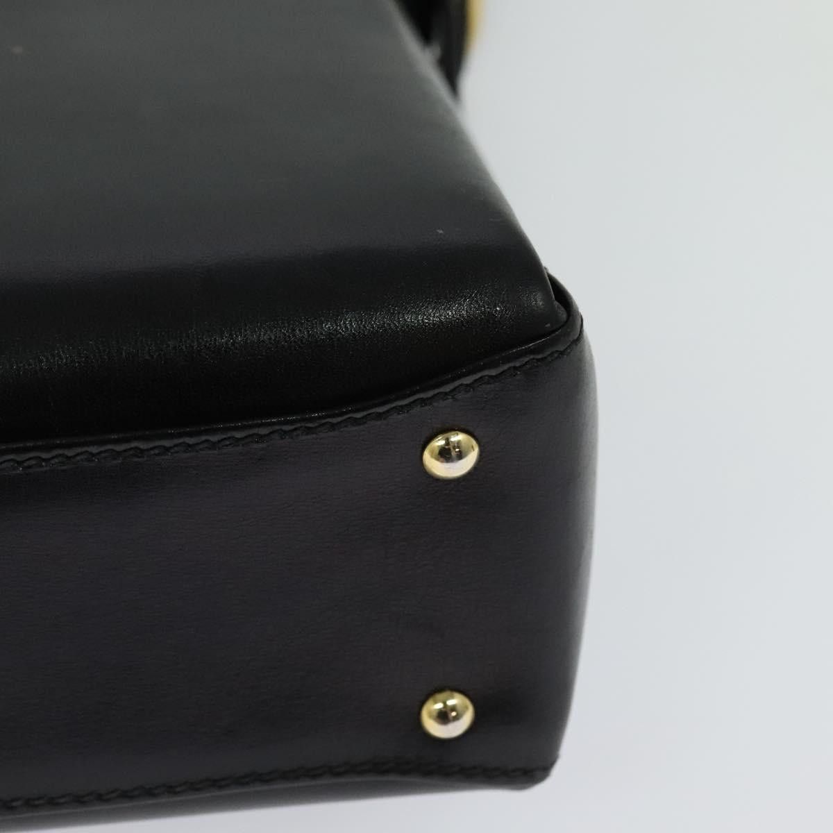 Gucci GUCCI Shoulder Bag Leather Black Gold Size ONE SIZE - 16 Thumbnail